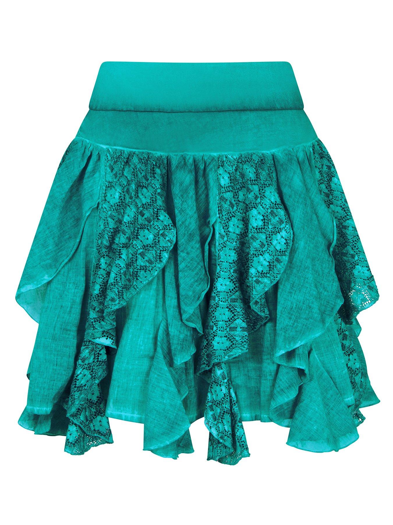 Image 5 of 5 of Joe Browns Simply Summer Ruffle Mini Skirt - Blue