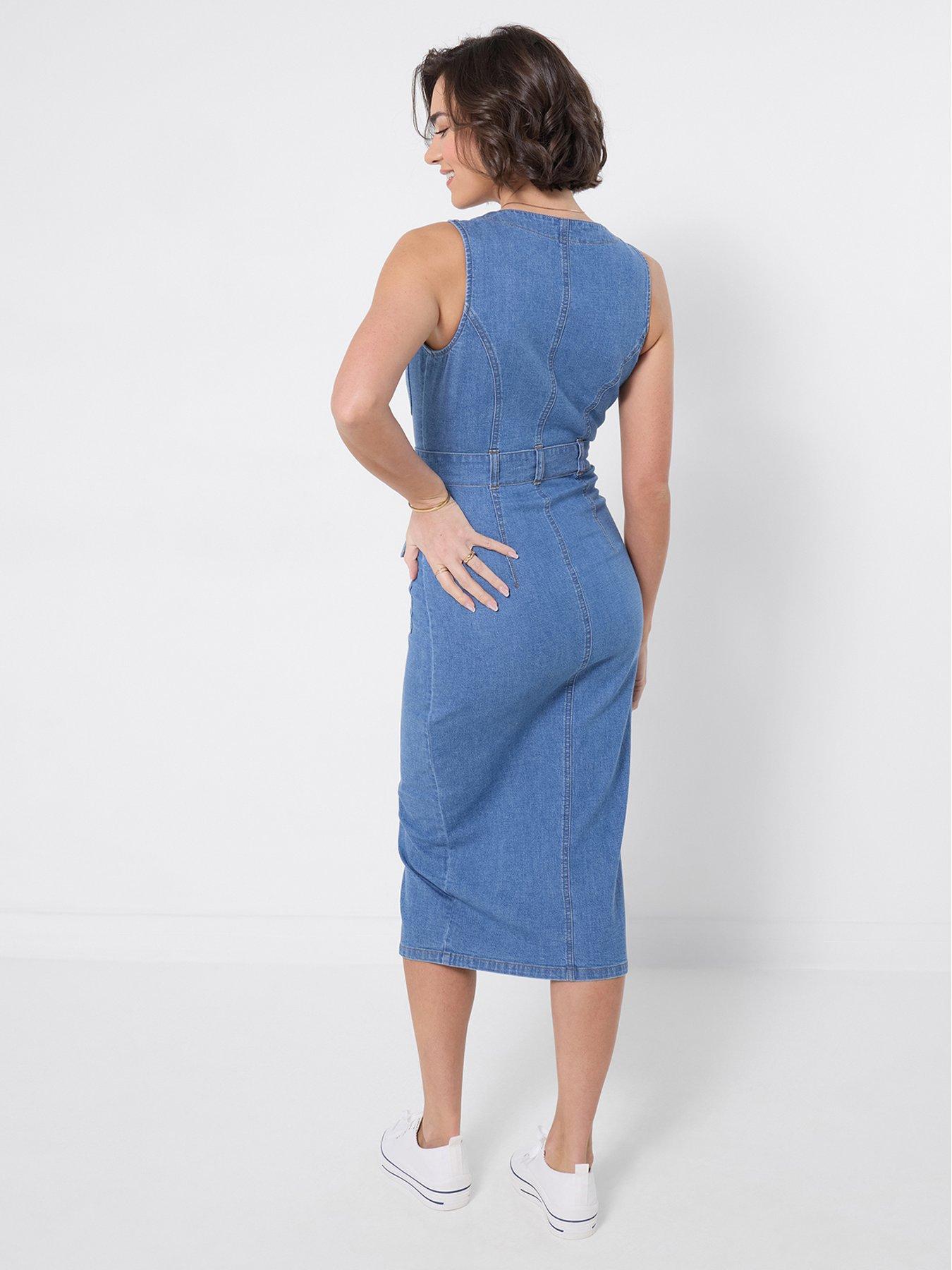 Image 2 of 6 of Joe Browns Dreamer Denim Dress - Blue