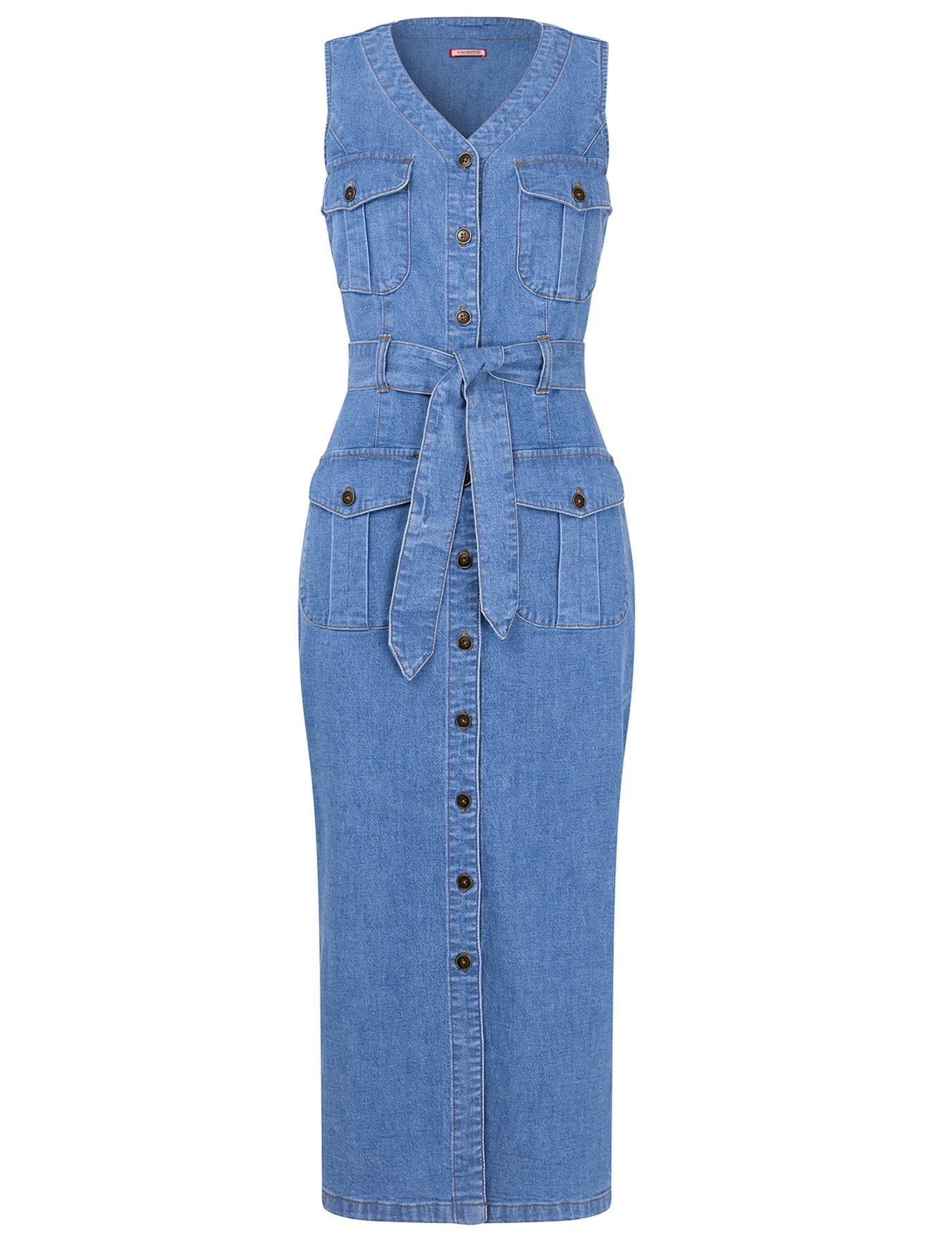 Image 6 of 6 of Joe Browns Dreamer Denim Dress - Blue