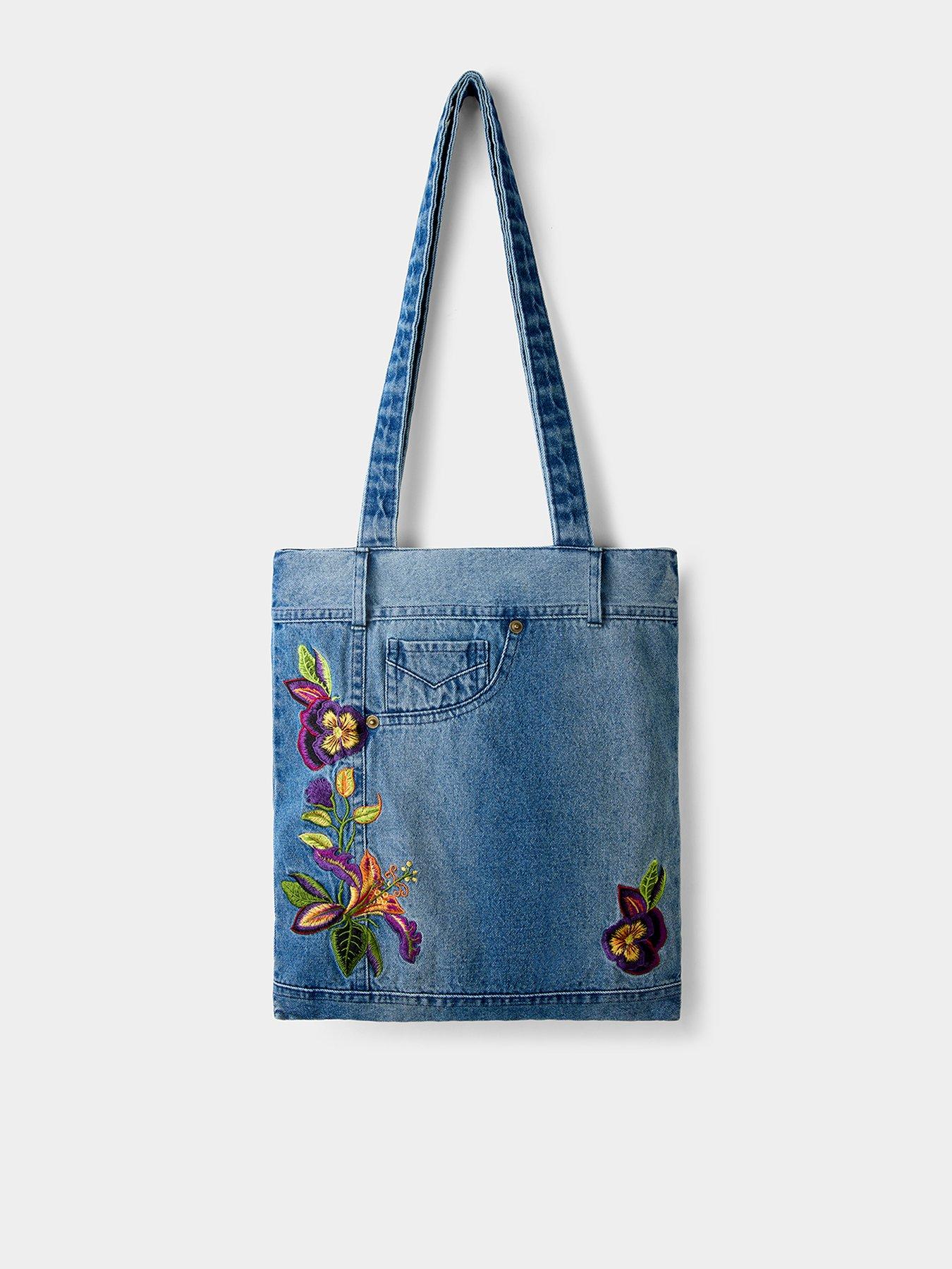 Image 1 of 5 of Joe Browns Threads Denim Jean Tote - Blue