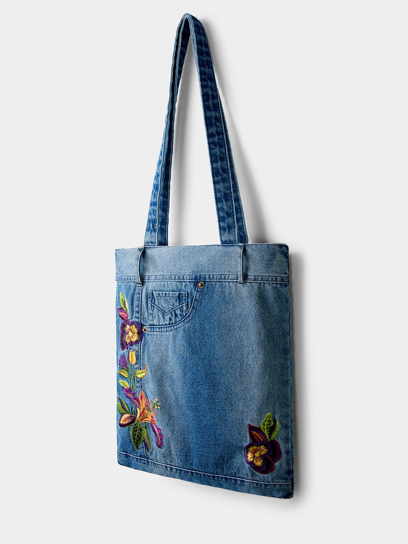 Image 2 of 5 of Joe Browns Threads Denim Jean Tote - Blue