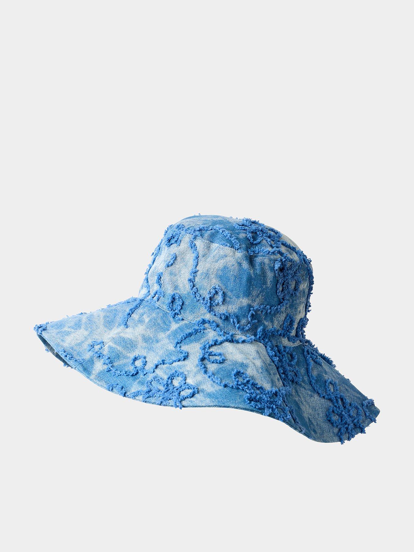 Image 1 of 3 of Joe Browns Stitch Floppy Hat - Blue
