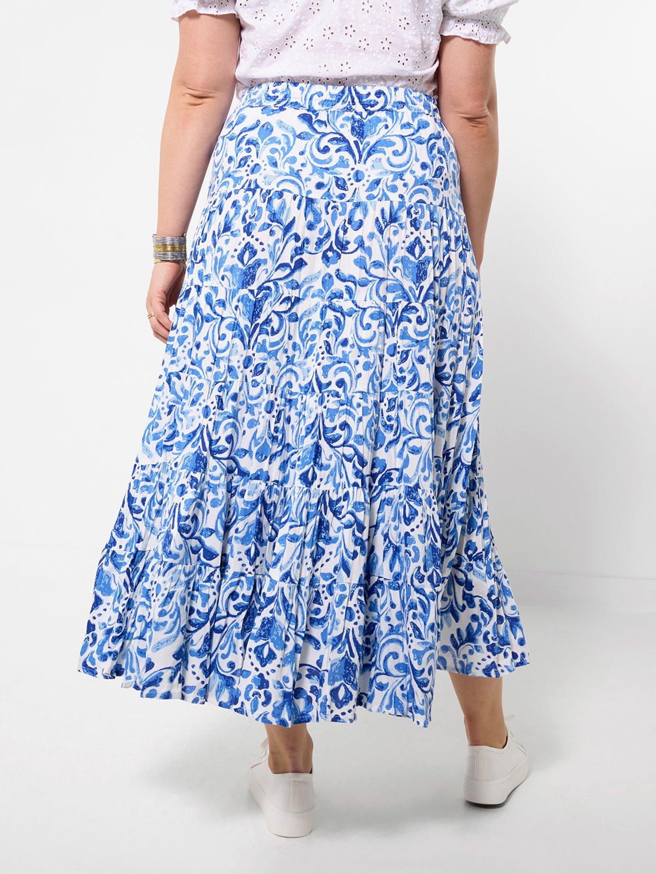 Image 3 of 5 of Joe Browns Summer Blues Tiered Maxi Skirt