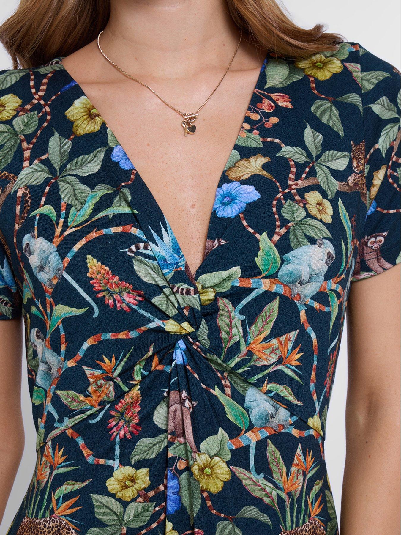 Image 3 of 5 of Joe Browns Azalea Twist Front Jersey Dress