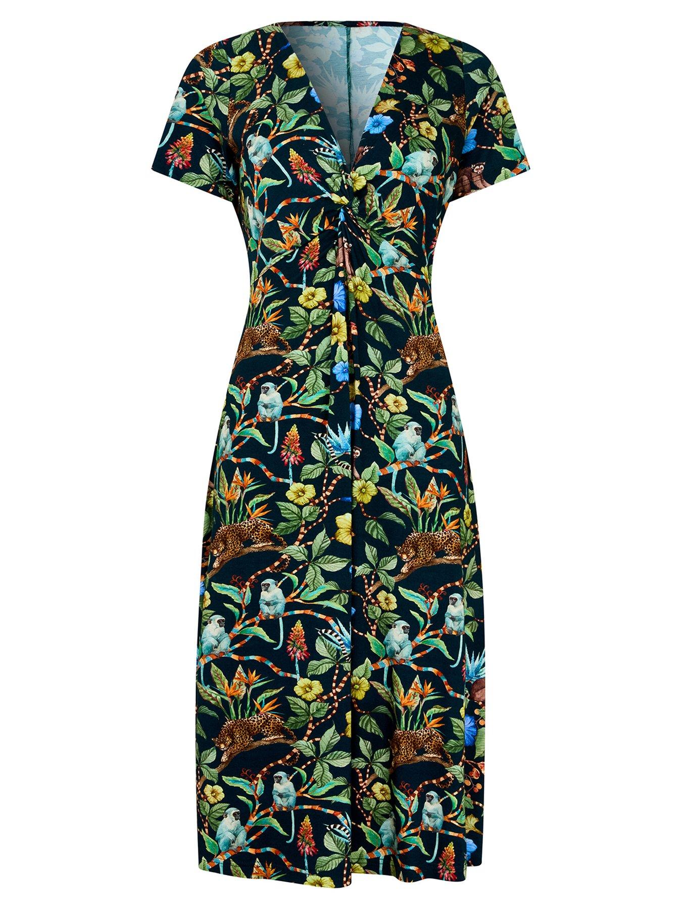 Image 5 of 5 of Joe Browns Azalea Twist Front Jersey Dress