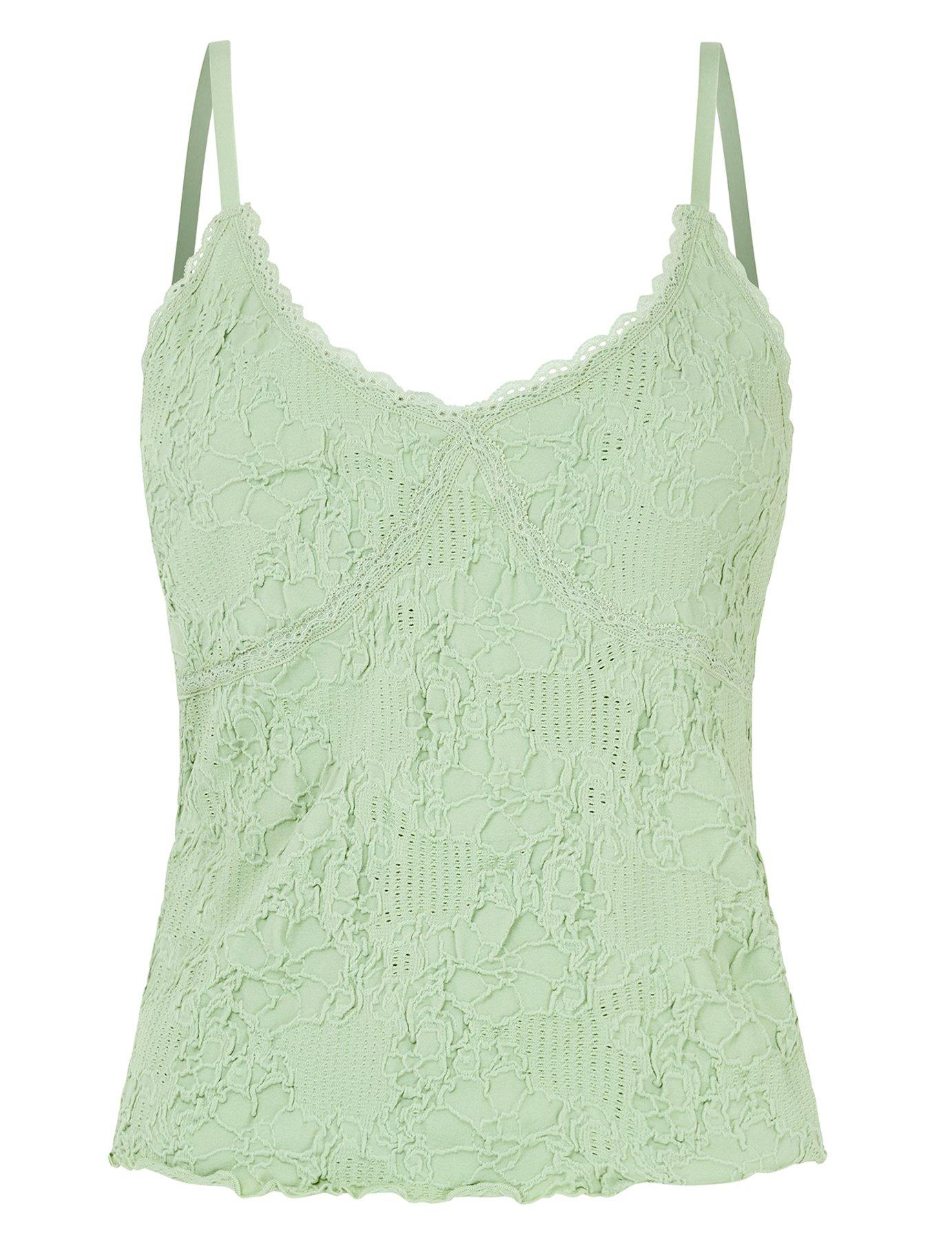 Image 5 of 5 of Joe Browns Tallulah Textured Cami Top - Green
