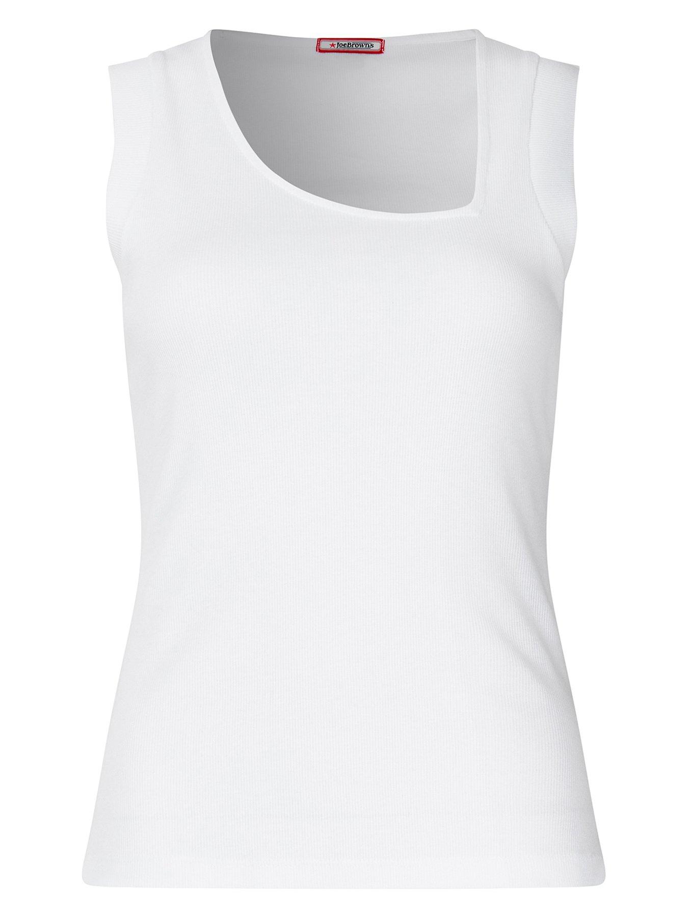 Image 5 of 5 of Joe Browns Connie Asymmetric Neck Vest - White