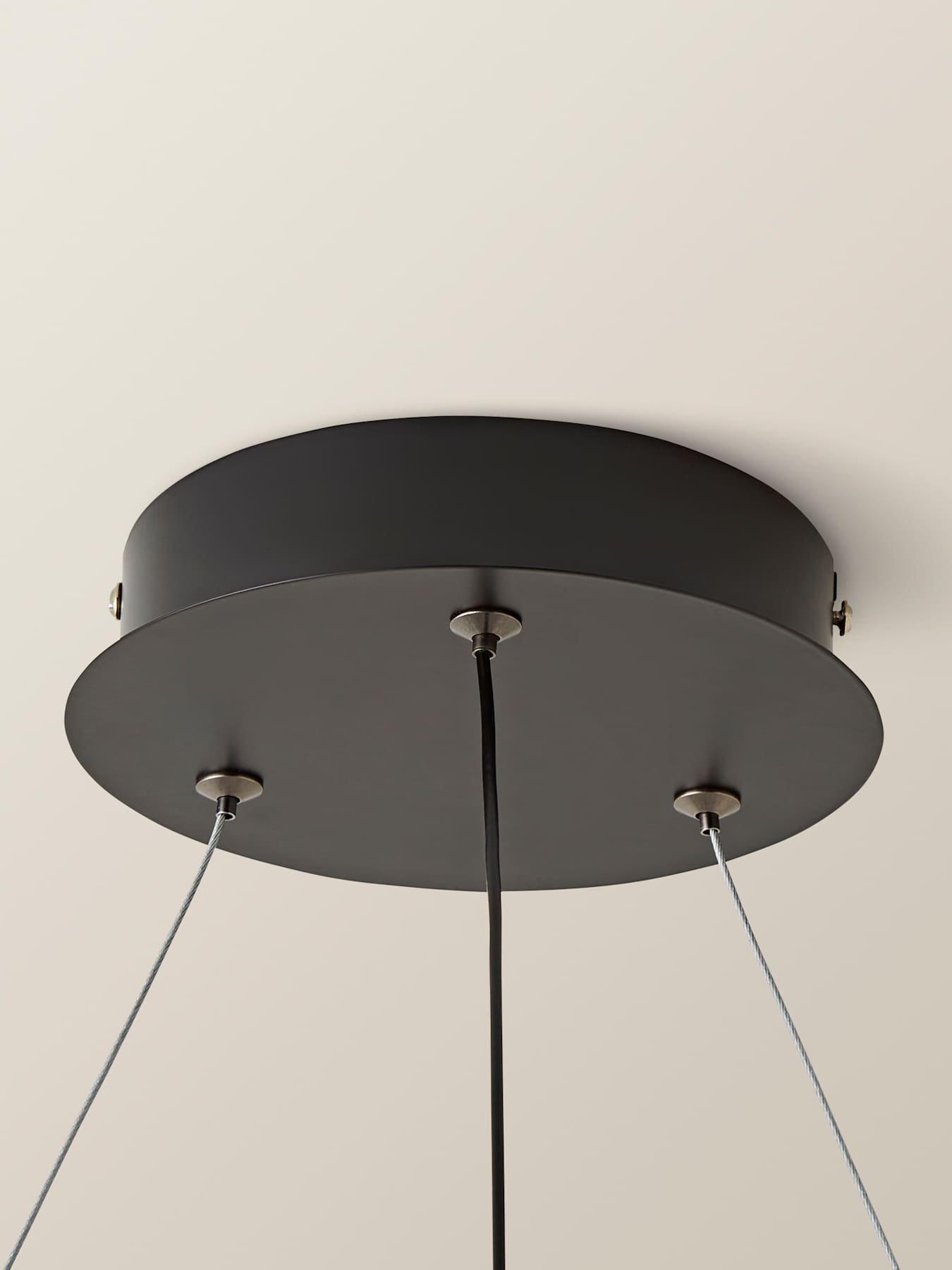 Image 4 of 7 of ValueLights Infinity Black Loop Integrated Led Ceiling Light