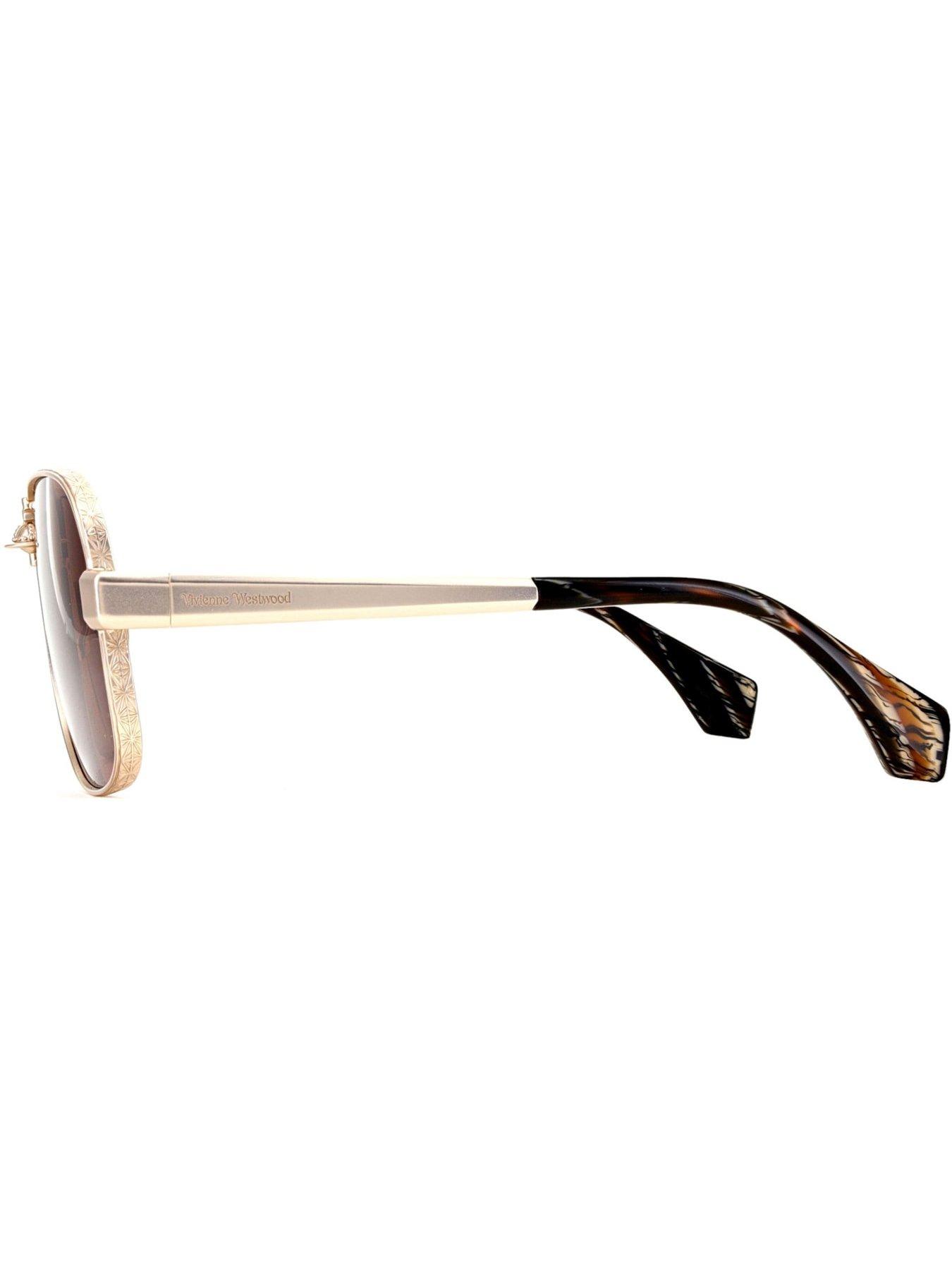 Image 2 of 4 of Vivienne Westwood Keith Gold Sunglasses