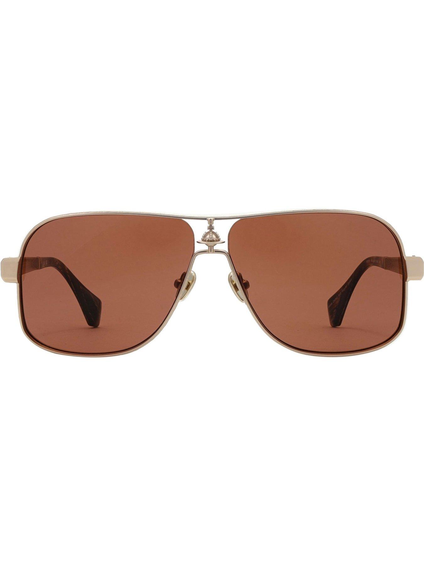Image 3 of 4 of Vivienne Westwood Keith Gold Sunglasses