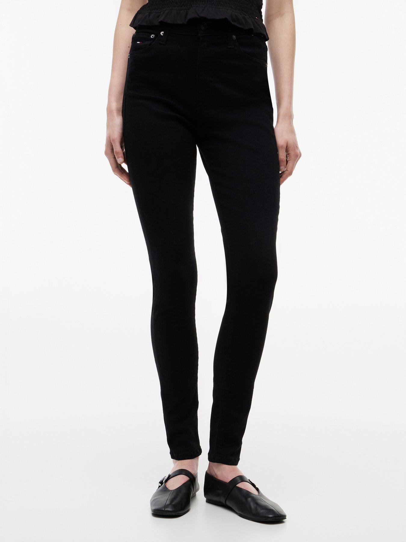 Image 1 of 6 of Tommy Jeans Sylvia Hgh Skn Dh4288 - Black