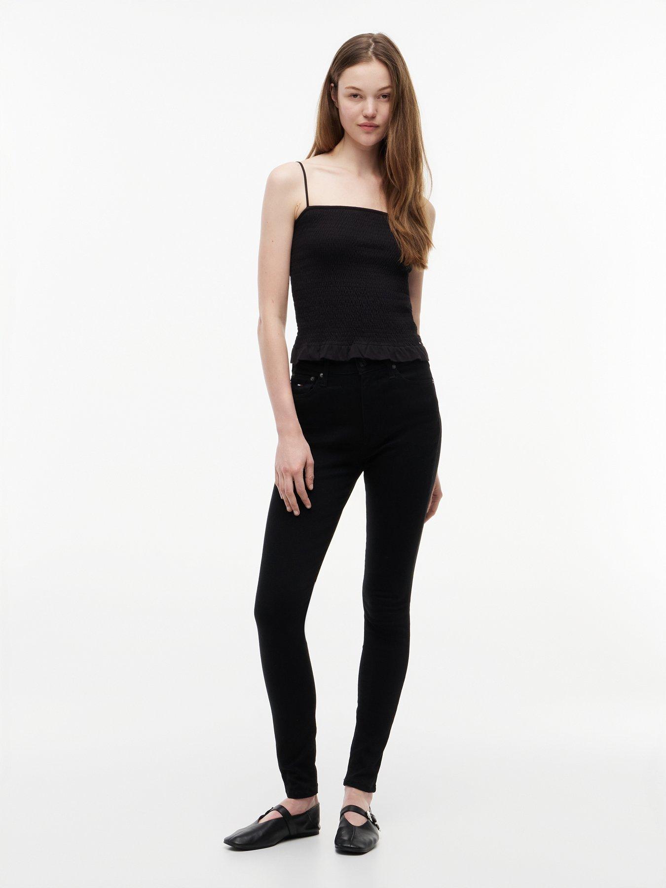 Image 3 of 6 of Tommy Jeans Sylvia Hgh Skn Dh4288 - Black