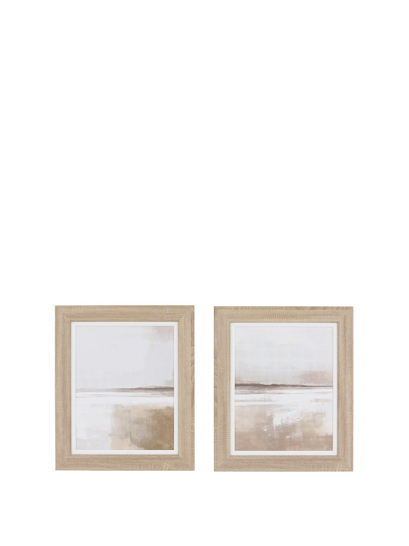 Image 2 of 4 of Gallery Silent Sands Framed Canvas Set of 2