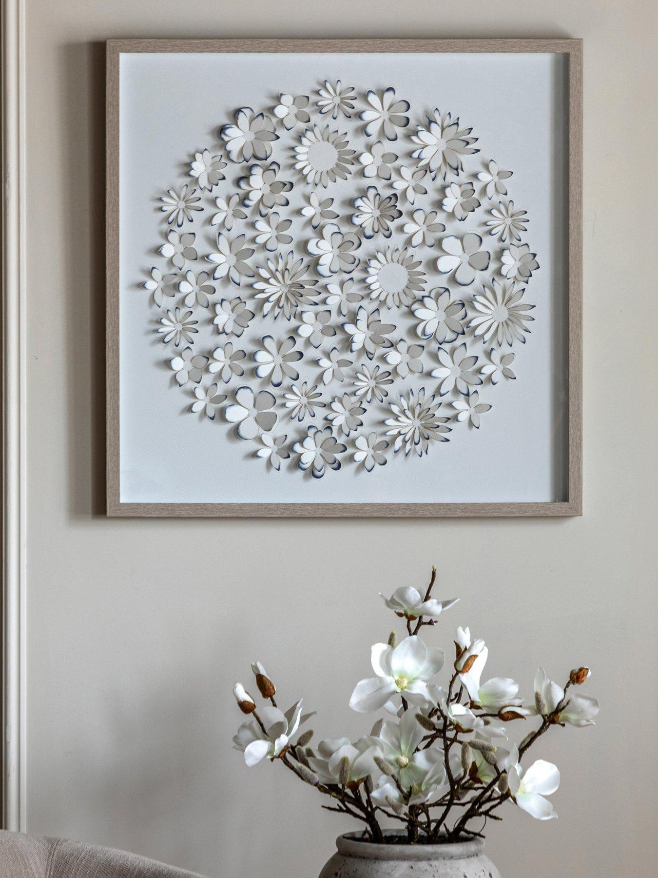 Gallery Unfurling Petals Framed Art 680x30x680mm