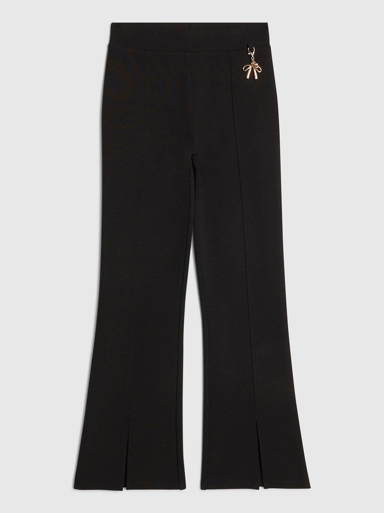 River Island Girls Kickflare Leggings - Black