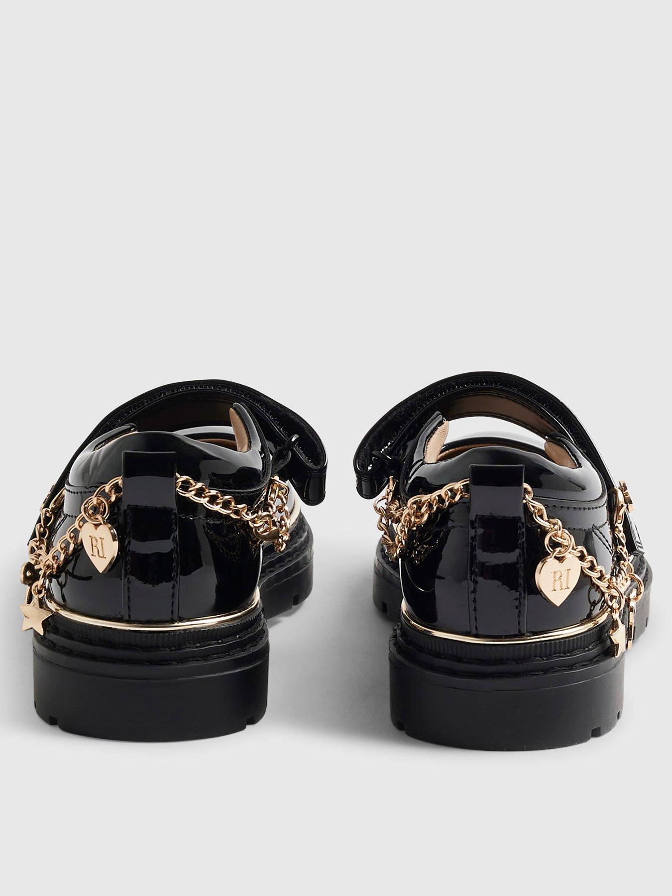 Image 3 of 6 of River Island Girls Patent Mary Jane Shoes - Black