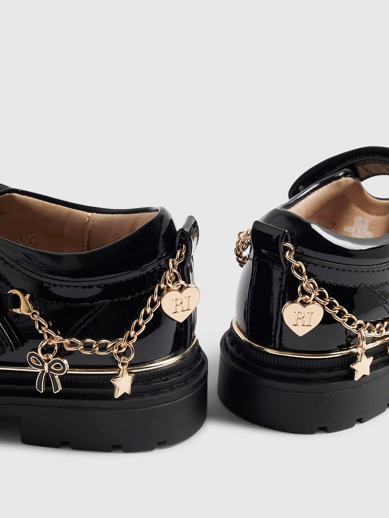 Image 5 of 6 of River Island Girls Patent Mary Jane Shoes - Black