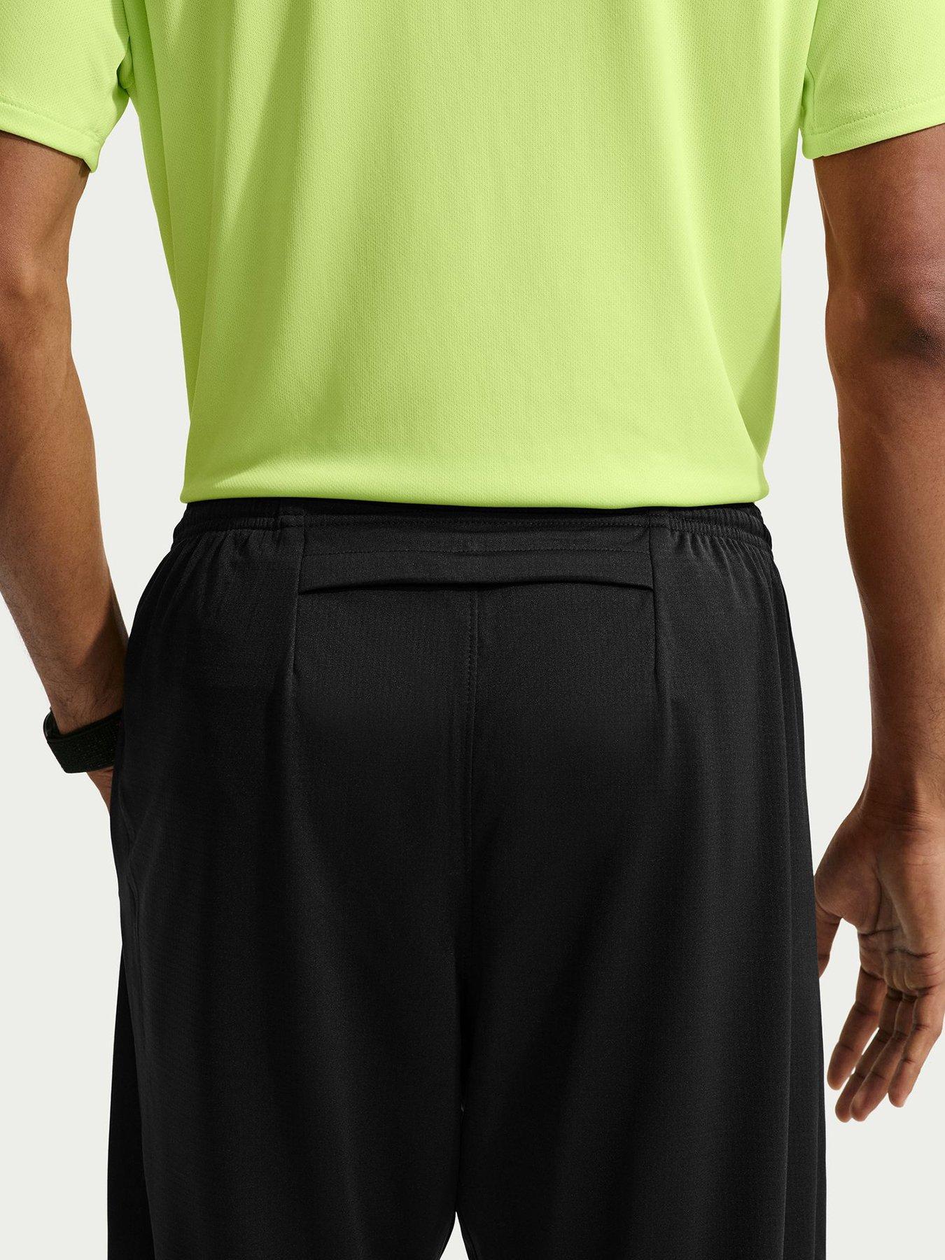 Image 5 of 6 of Nike Mens Miler Drawcord Waist Reflective Running Trousers - Black