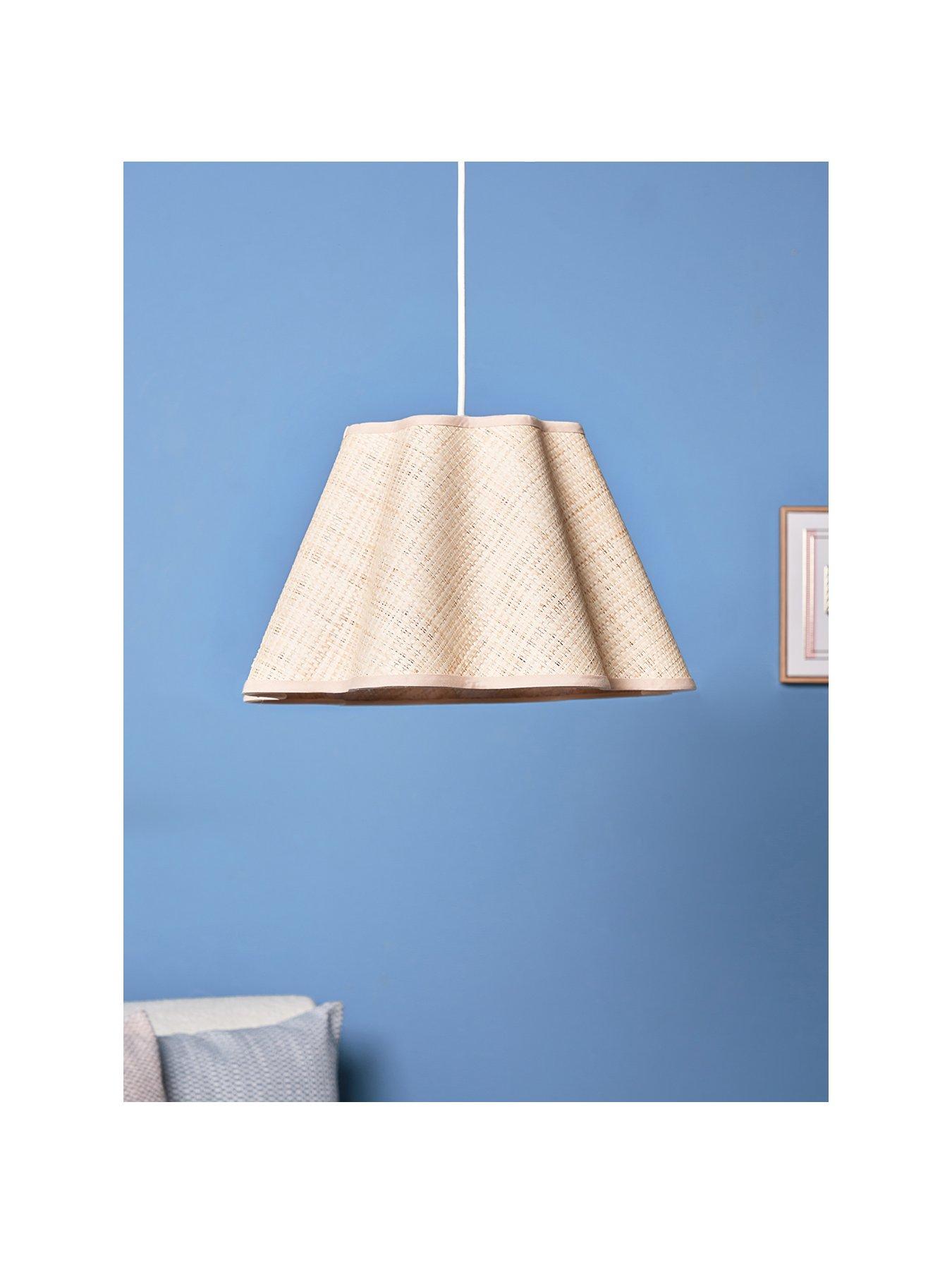 Image 2 of 7 of The Very Collection Natural Scallop Easy-Fit Light Shade