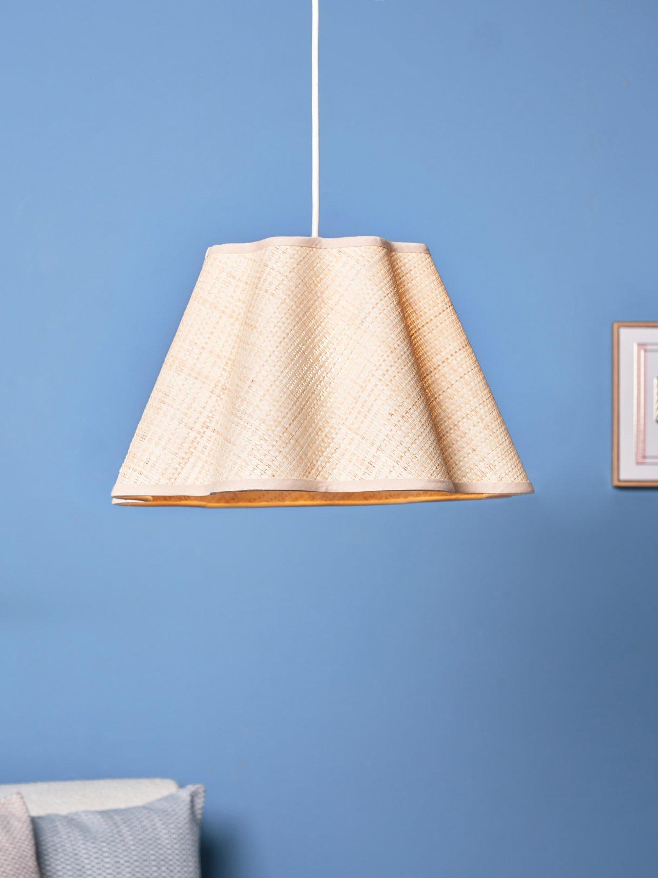 Image 3 of 7 of The Very Collection Natural Scallop Easy-Fit Light Shade
