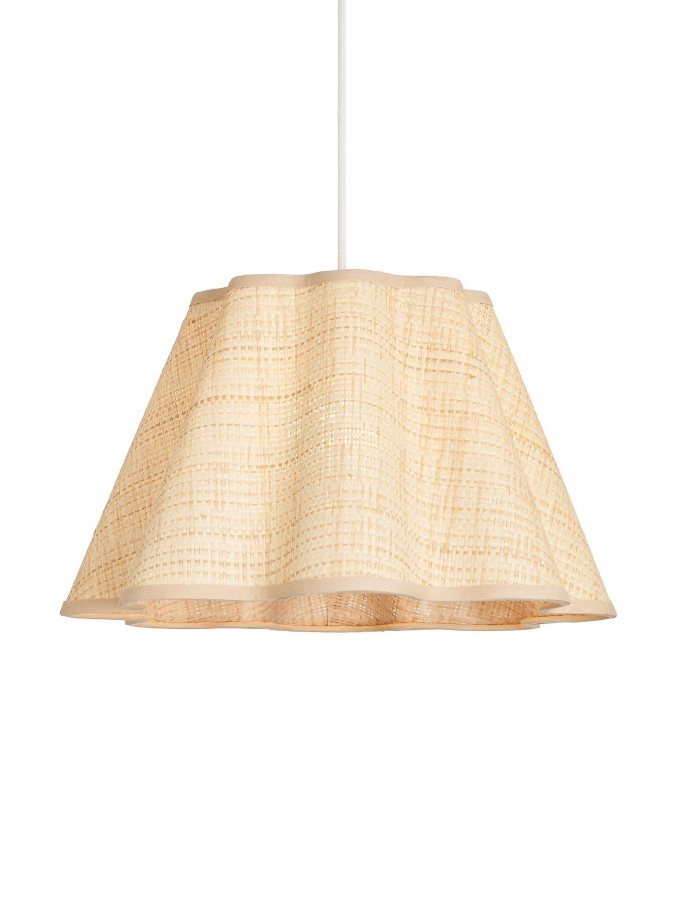 Image 6 of 7 of The Very Collection Natural Scallop Easy-Fit Light Shade
