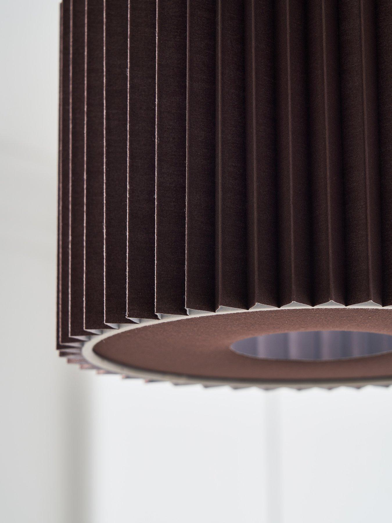 Image 3 of 5 of The Very Collection Small Knife Pleat Easy-Fit Light Shade with Diffuser