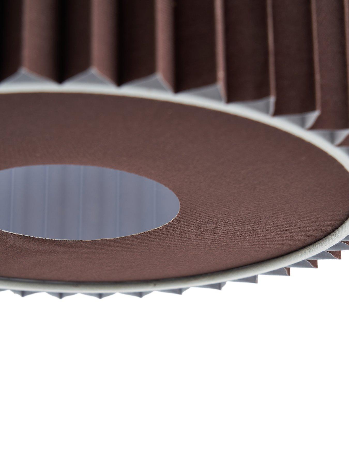 Image 5 of 5 of The Very Collection Small Knife Pleat Easy-Fit Light Shade with Diffuser