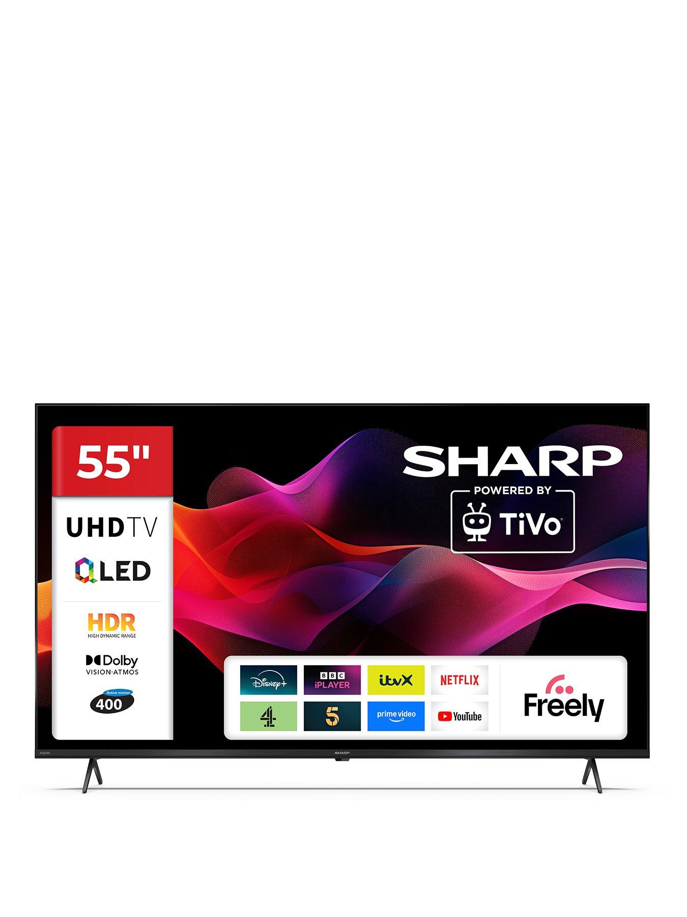 Sharp HM5245K 55-inch 4K Ultra HD QLED Smart TV with Freely- 4T-C55HM5245KB
