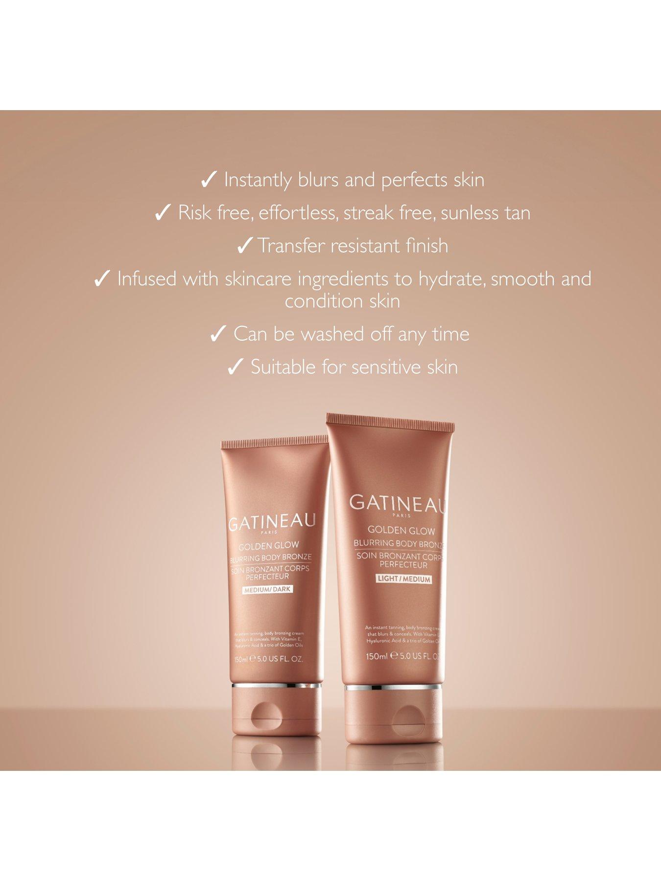 Image 3 of 7 of Gatineau Golden Glow Blurring Body Bronze Light Medium &amp; Luxury Tanning Mitt Duo (Worth &pound;52)