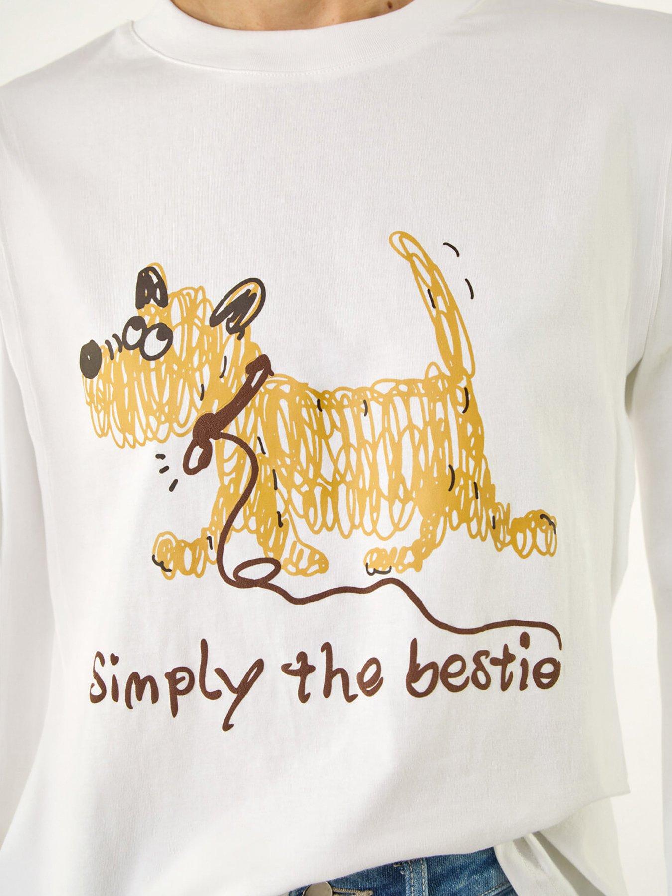Image 4 of 5 of Roman Cotton Simply The Bestie Top