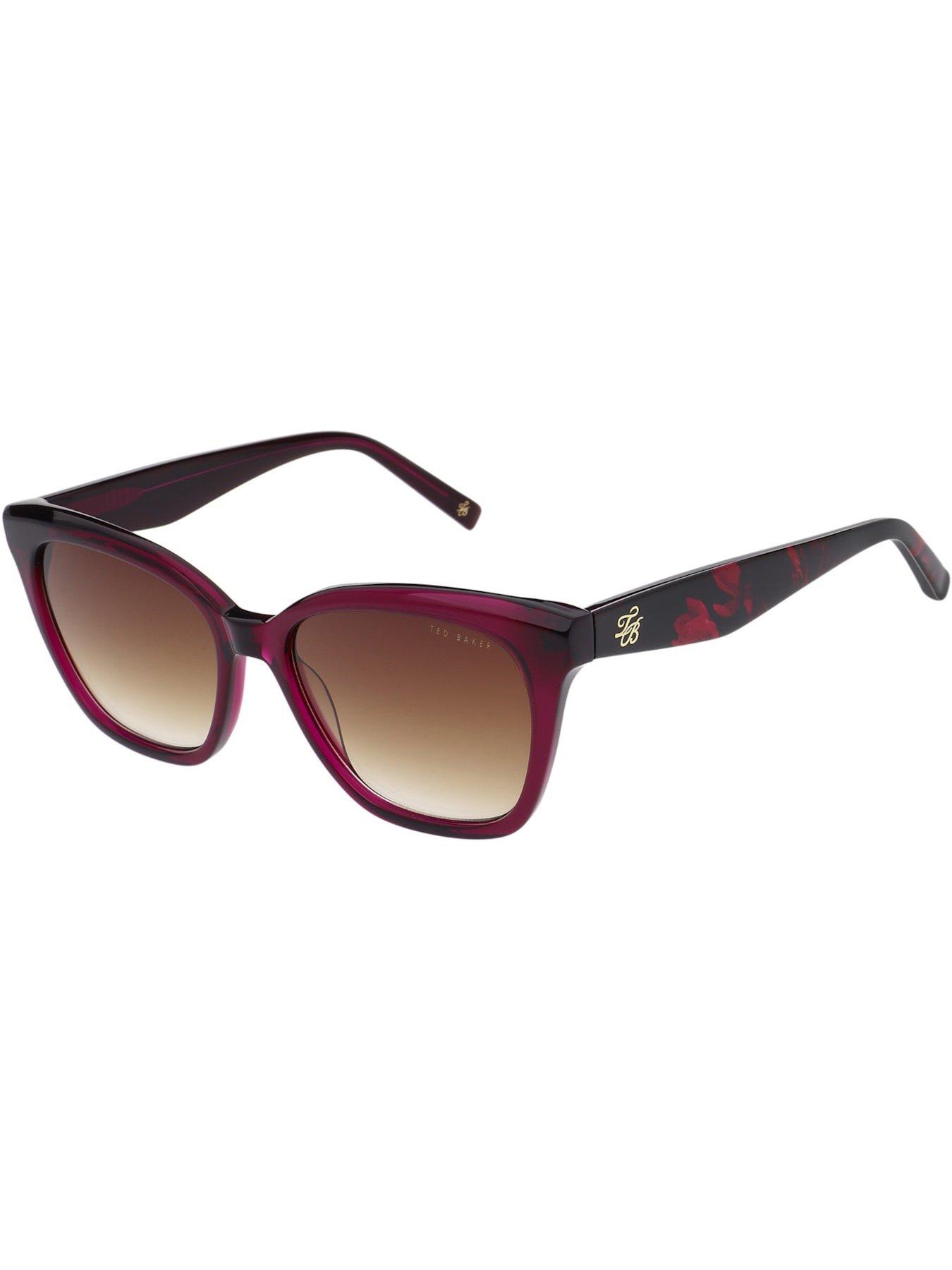 Image 2 of 3 of Ted Baker Lina Sunglasses - Red