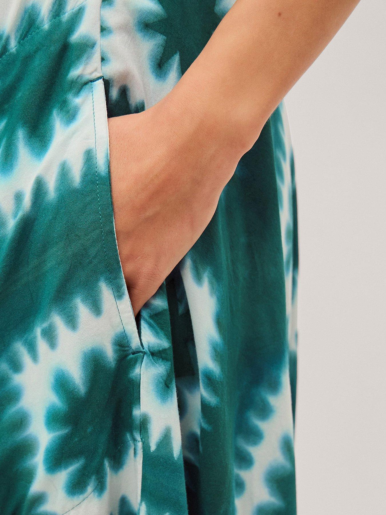 Image 4 of 5 of Monsoon Malia Romper - Blue