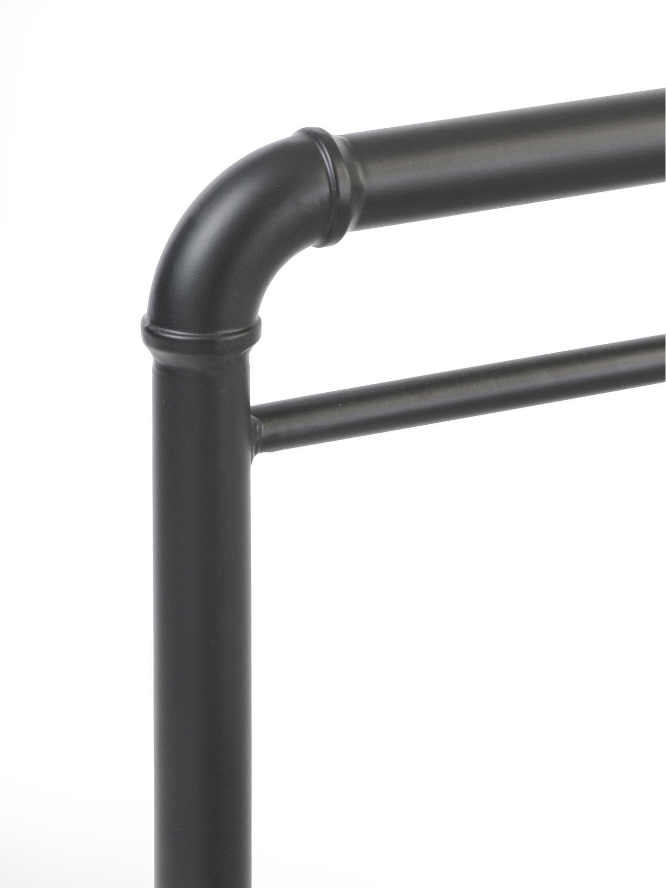 Image 4 of 7 of The Very Collection Freddie Metal Small Double Bed Frame with Mattress Options (Buy &amp; SAVE!) - Black