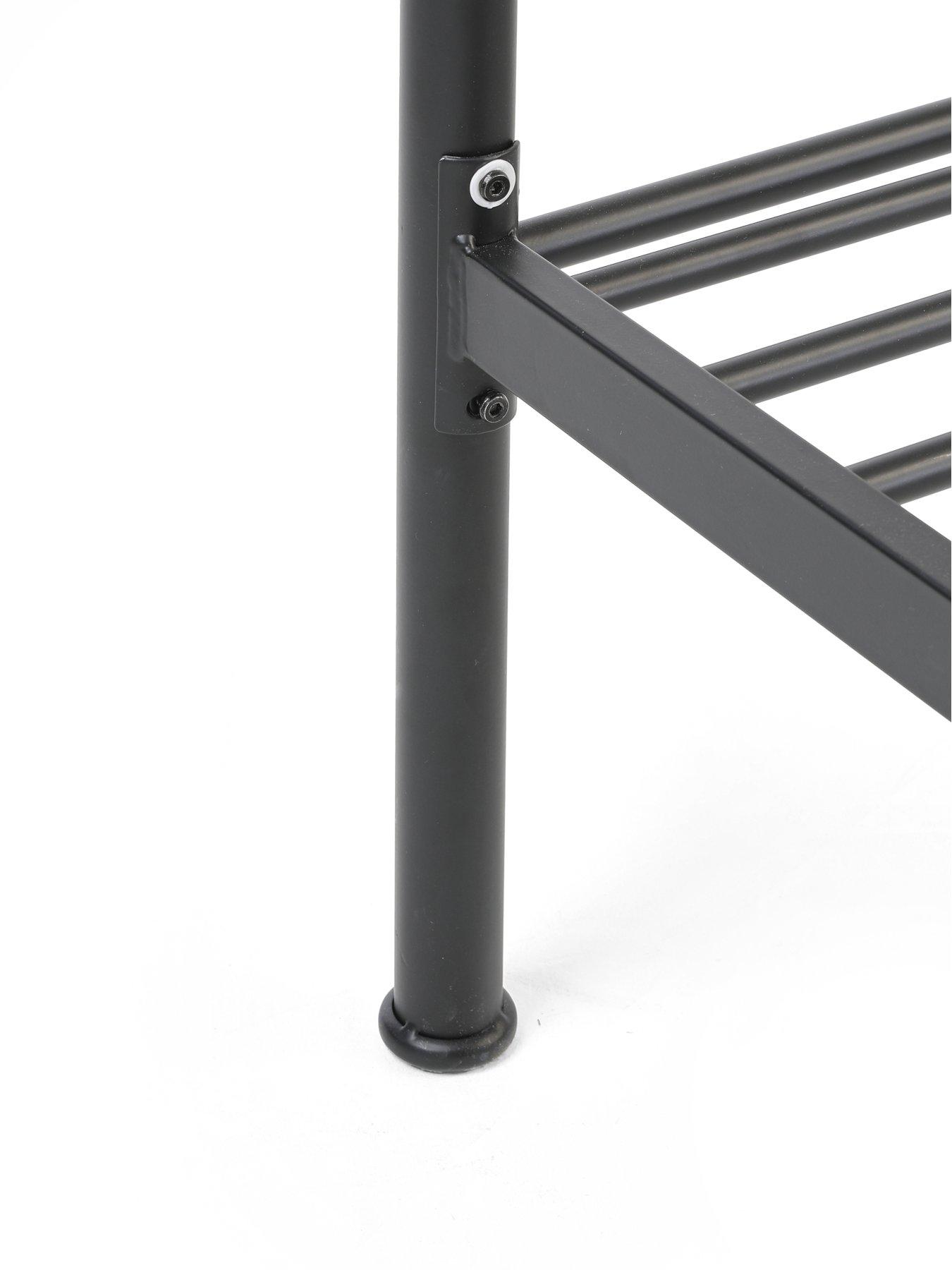 Image 7 of 7 of The Very Collection Freddie Metal Small Double Bed Frame with Mattress Options (Buy &amp; SAVE!) - Black