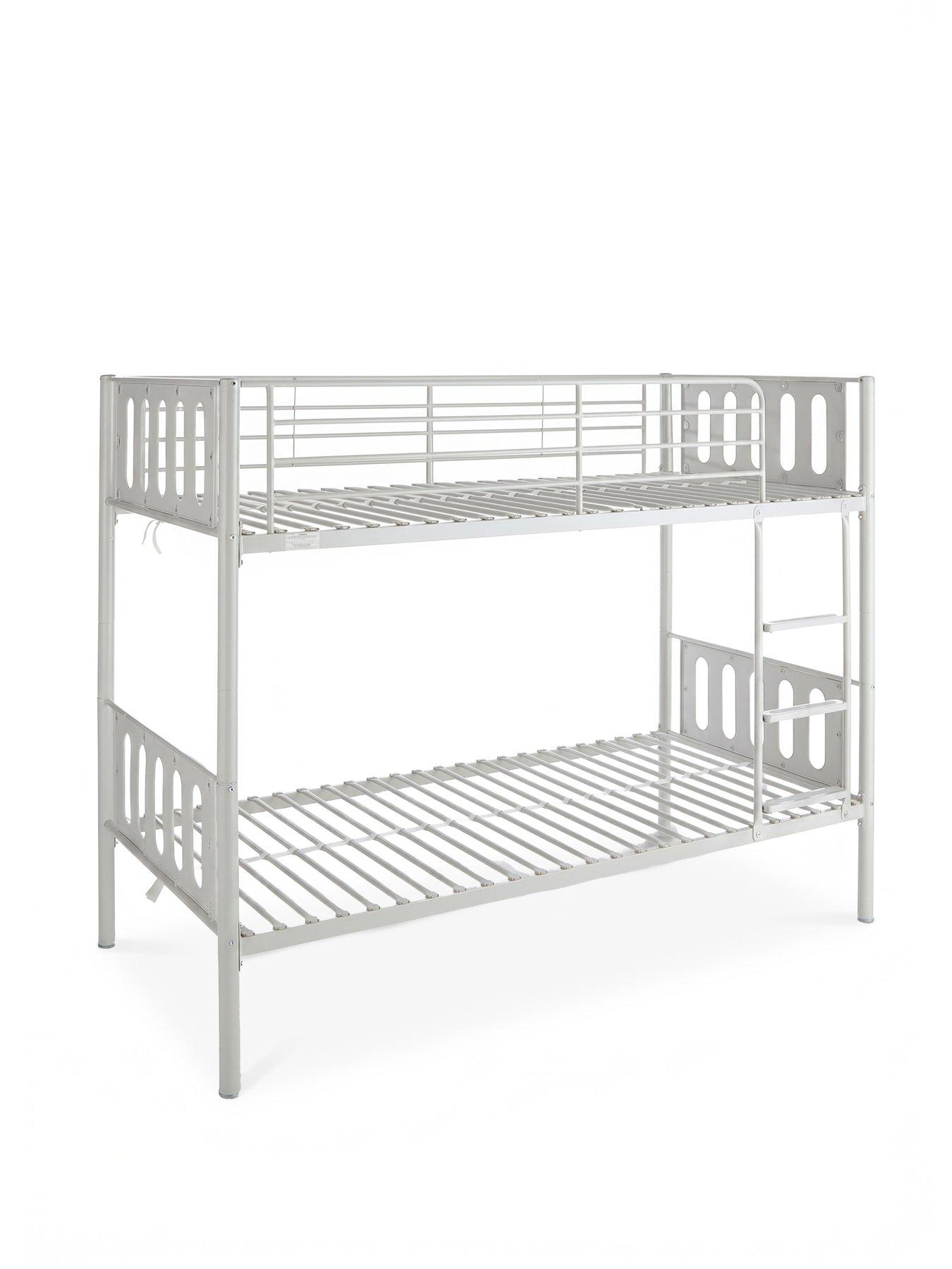Image 3 of 7 of The Very Collection Cyber Bunk Bed Frame with Mattress Options (Buy &amp; SAVE!) - Grey