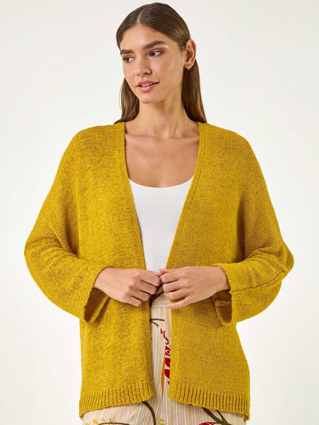 Roman Textured Knit Cardigan