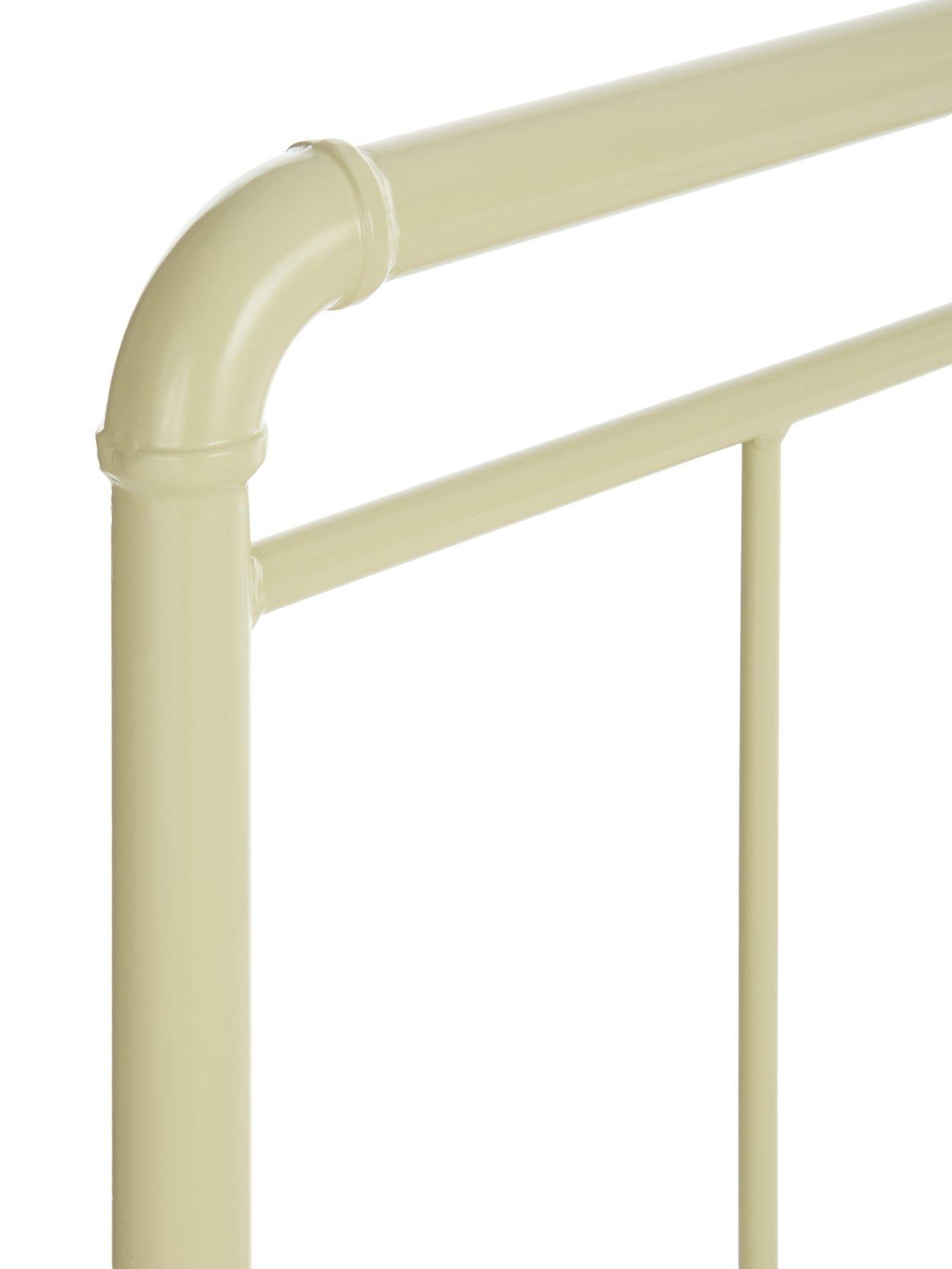 Image 6 of 6 of The Very Collection Freddie Metal Small Double Bed Frame with Mattress Options (Buy &amp; SAVE!) - Sage Green
