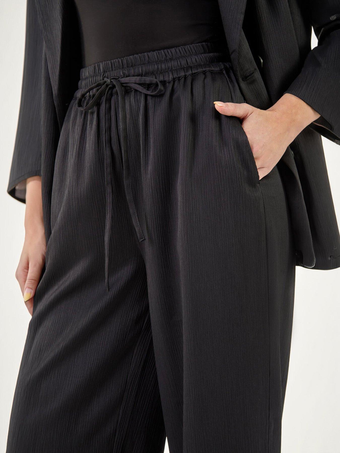Image 2 of 5 of Roman Textured Wide Leg Trouser