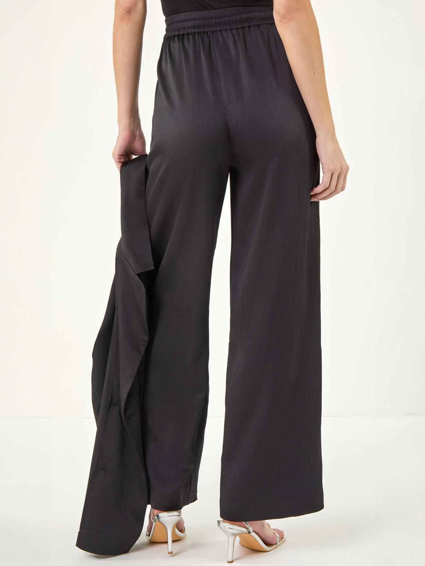 Image 4 of 5 of Roman Textured Wide Leg Trouser