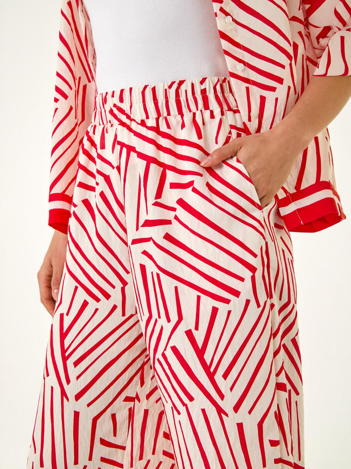 Image 5 of 5 of Roman Dusk Geometric Wide Leg Trouser
