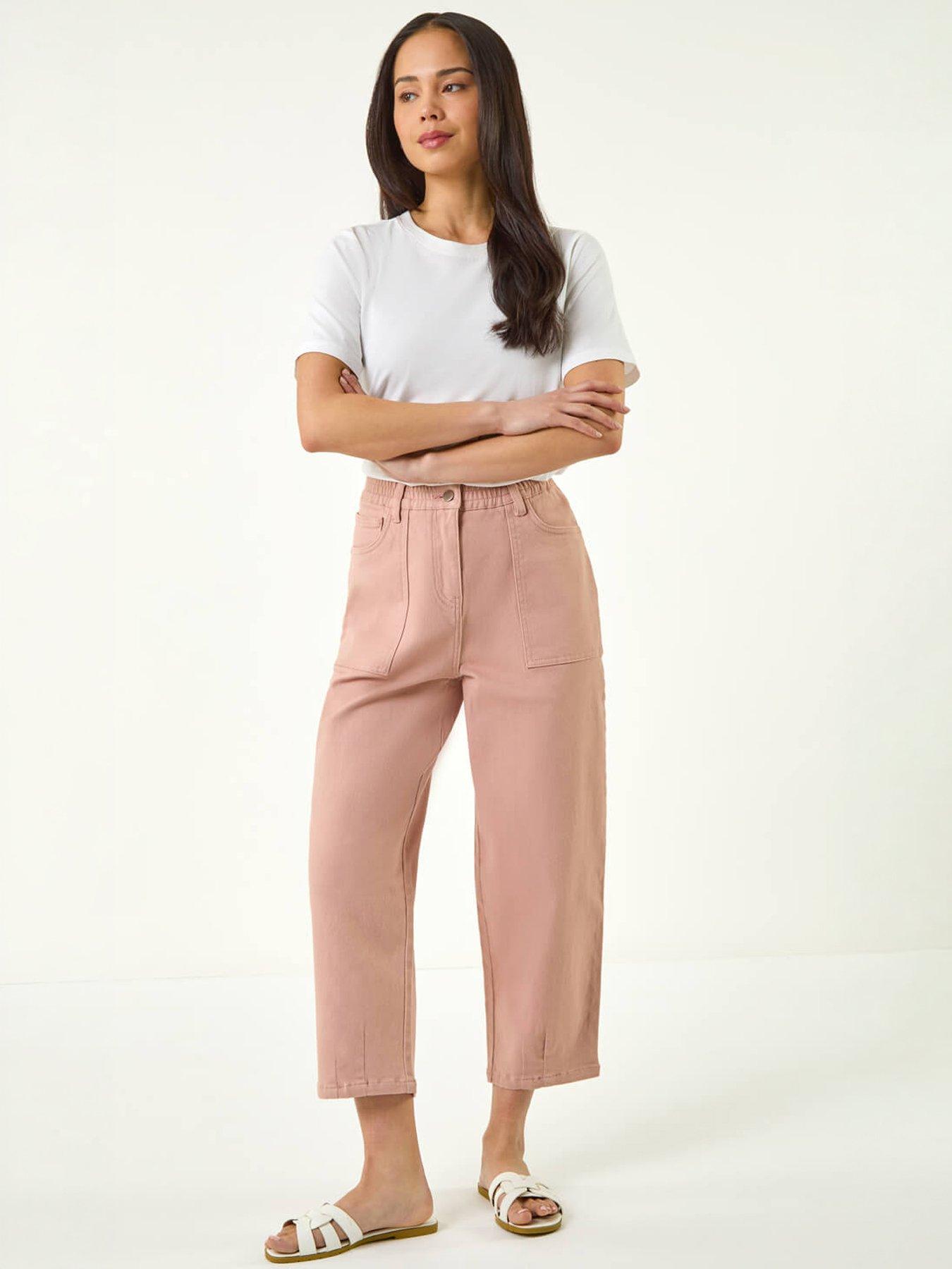 Image 5 of 5 of Roman Petite Pocket Front Cropped Jeans