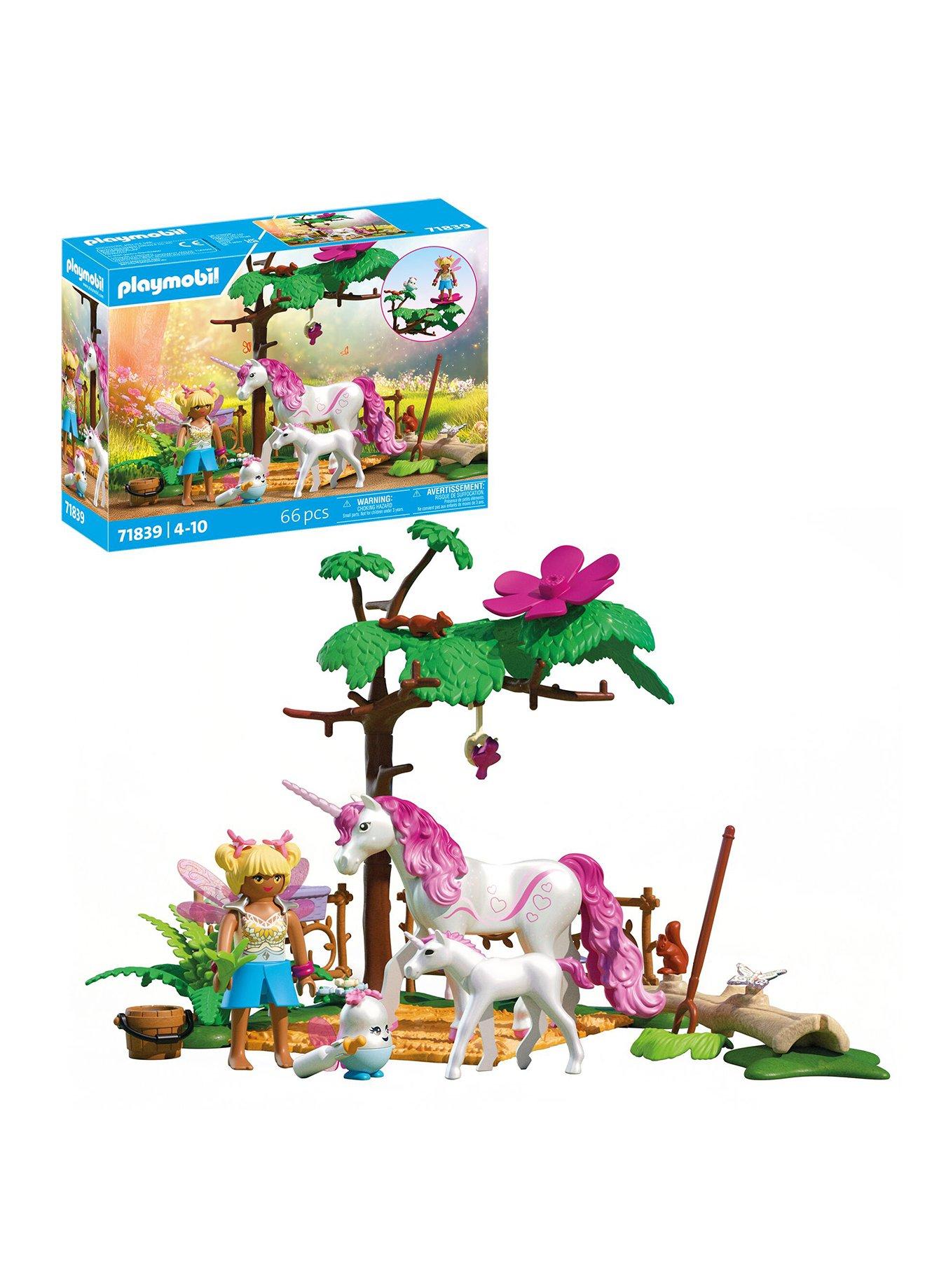 Playmobil Magical Unicorn Stable For Mother And Foal 71839