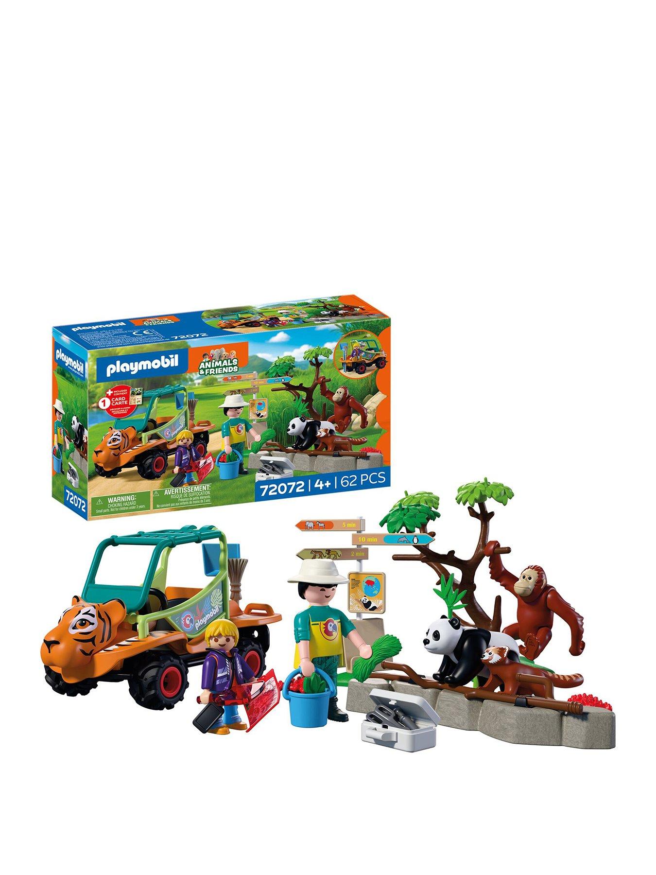 Playmobil Zoo: Zoo Caretaker with Vehicle 72072
