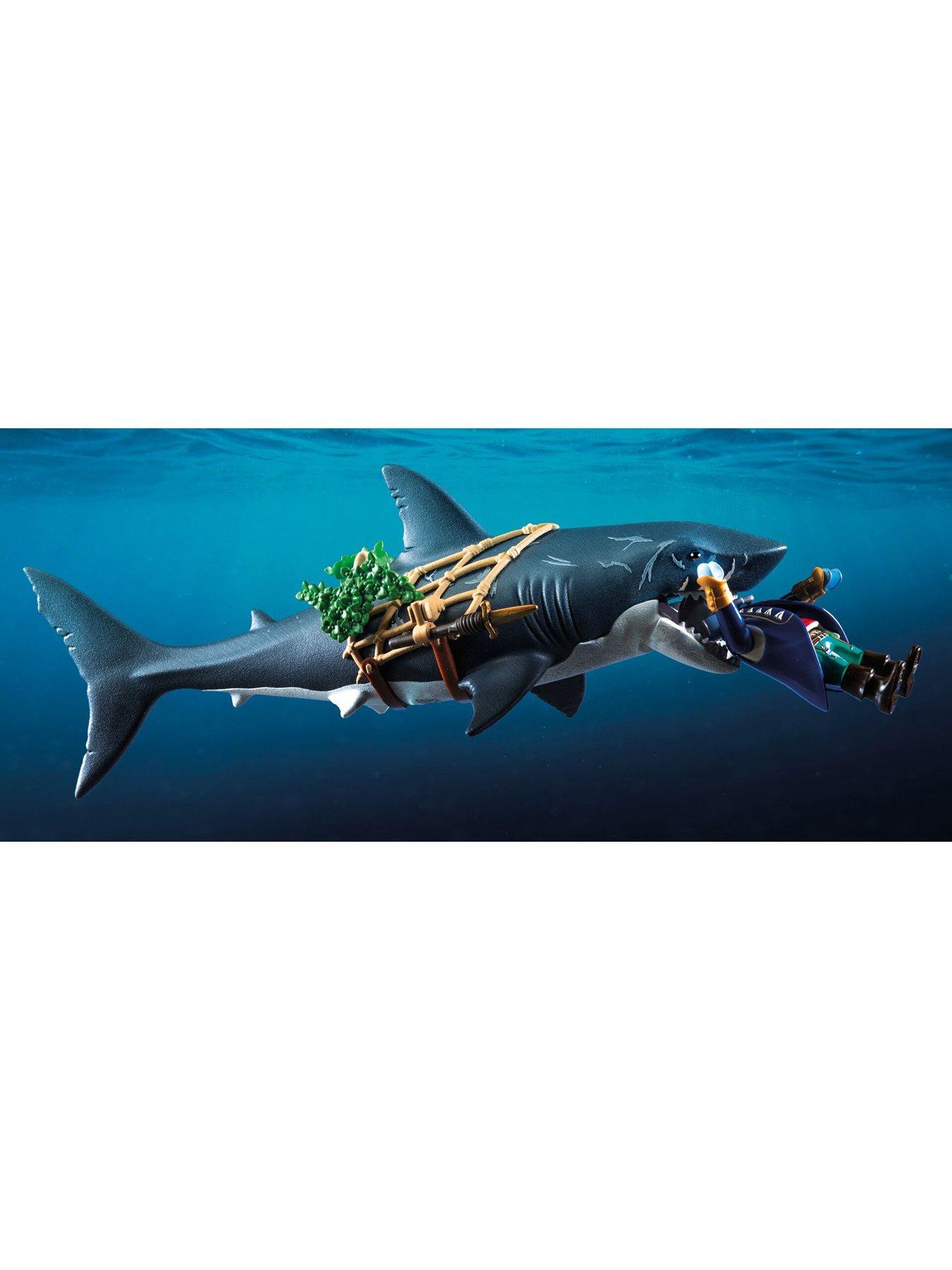 Image 4 of 7 of Playmobil Giant Shark with Pirate 71793