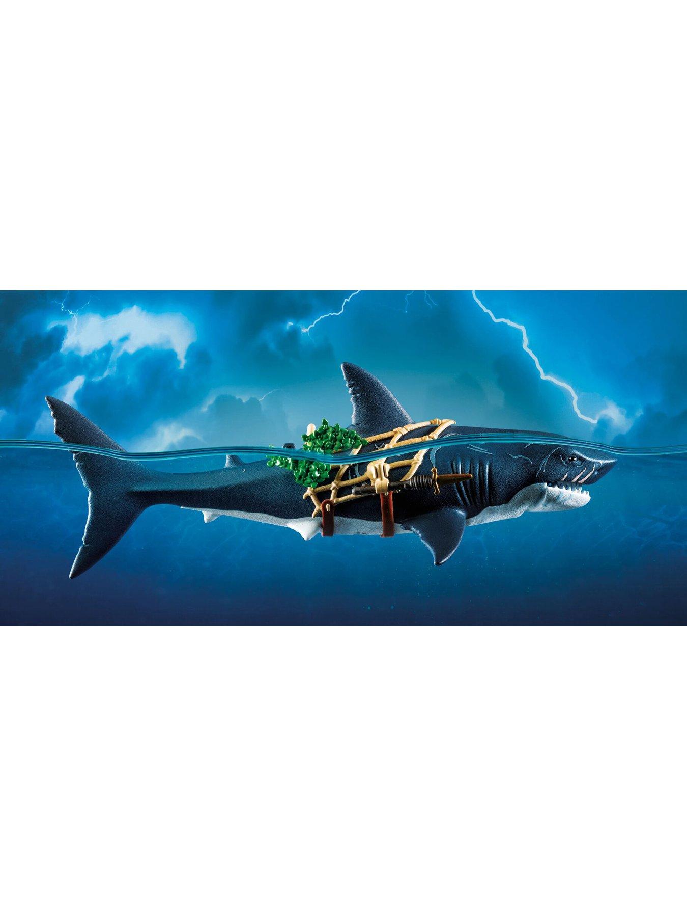 Image 5 of 7 of Playmobil Giant Shark with Pirate 71793