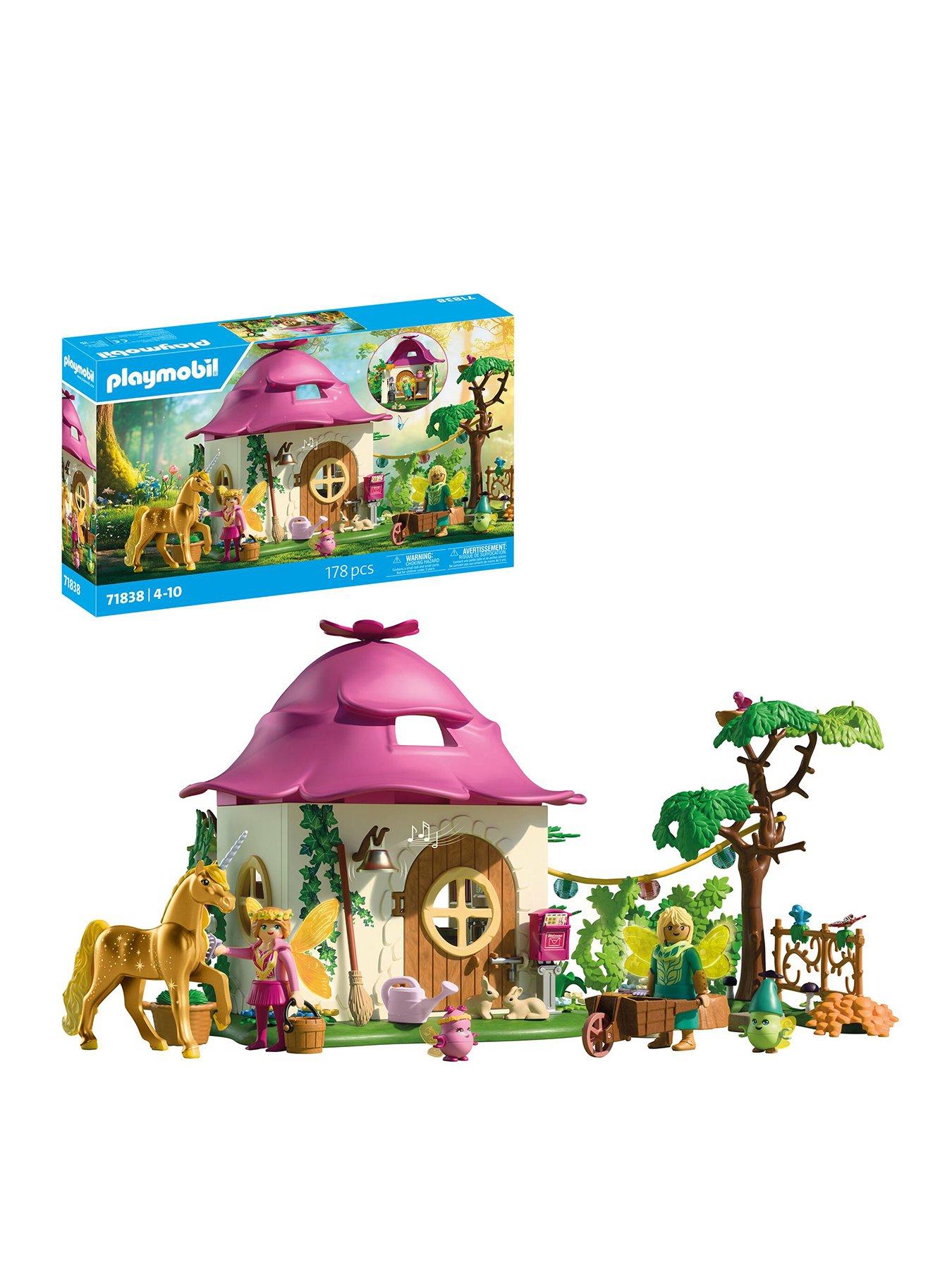 Playmobil Cozy Fairy Home with Golden Unicorn 71838