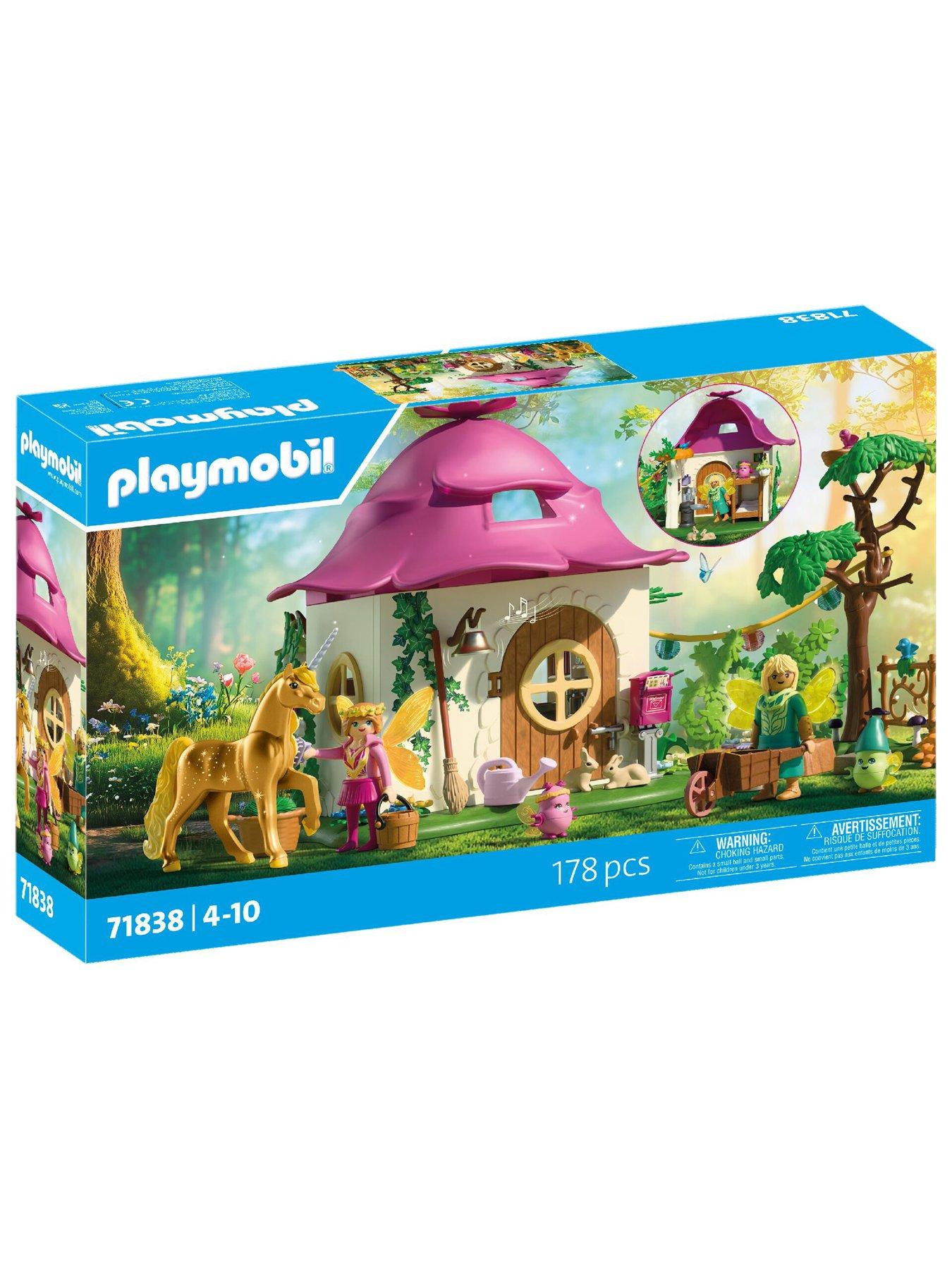 Image 2 of 5 of Playmobil Cozy Fairy Home with Golden Unicorn 71838