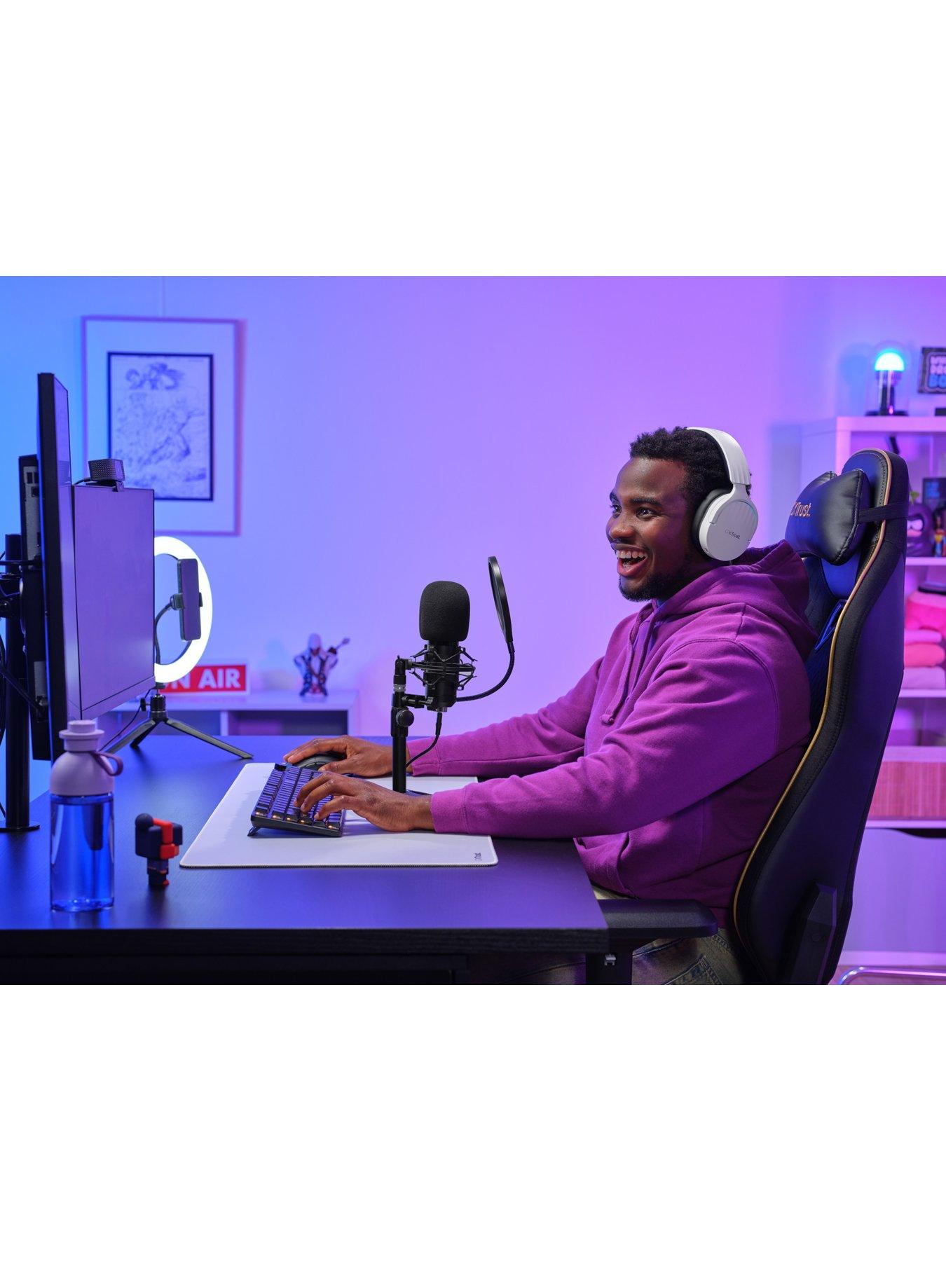 Image 6 of 7 of Trust GXT269 Emita II Streaming Desk Microphone with Table Stand, Black