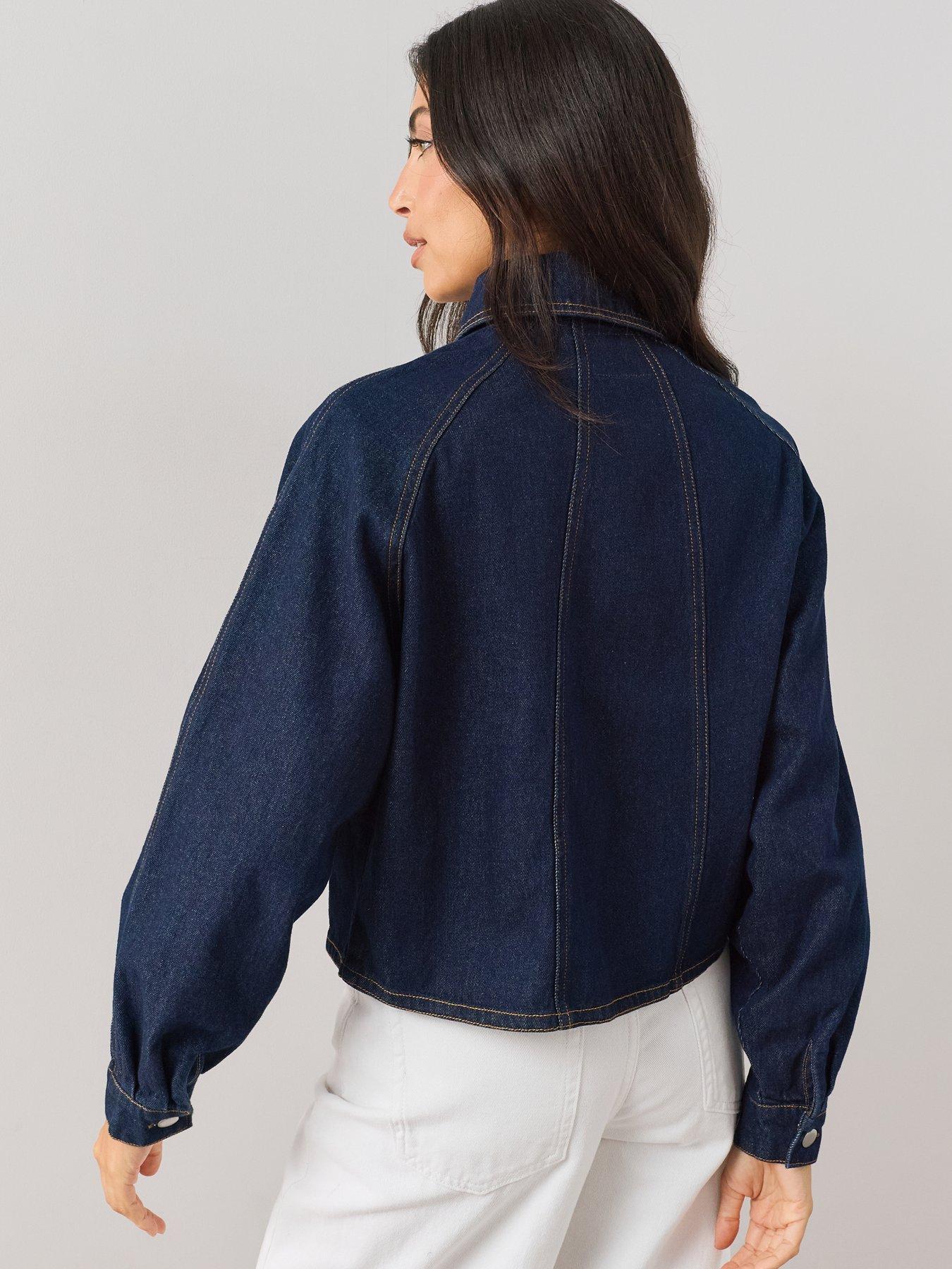 Image 2 of 6 of The Very Collection Dark Denim Jacket