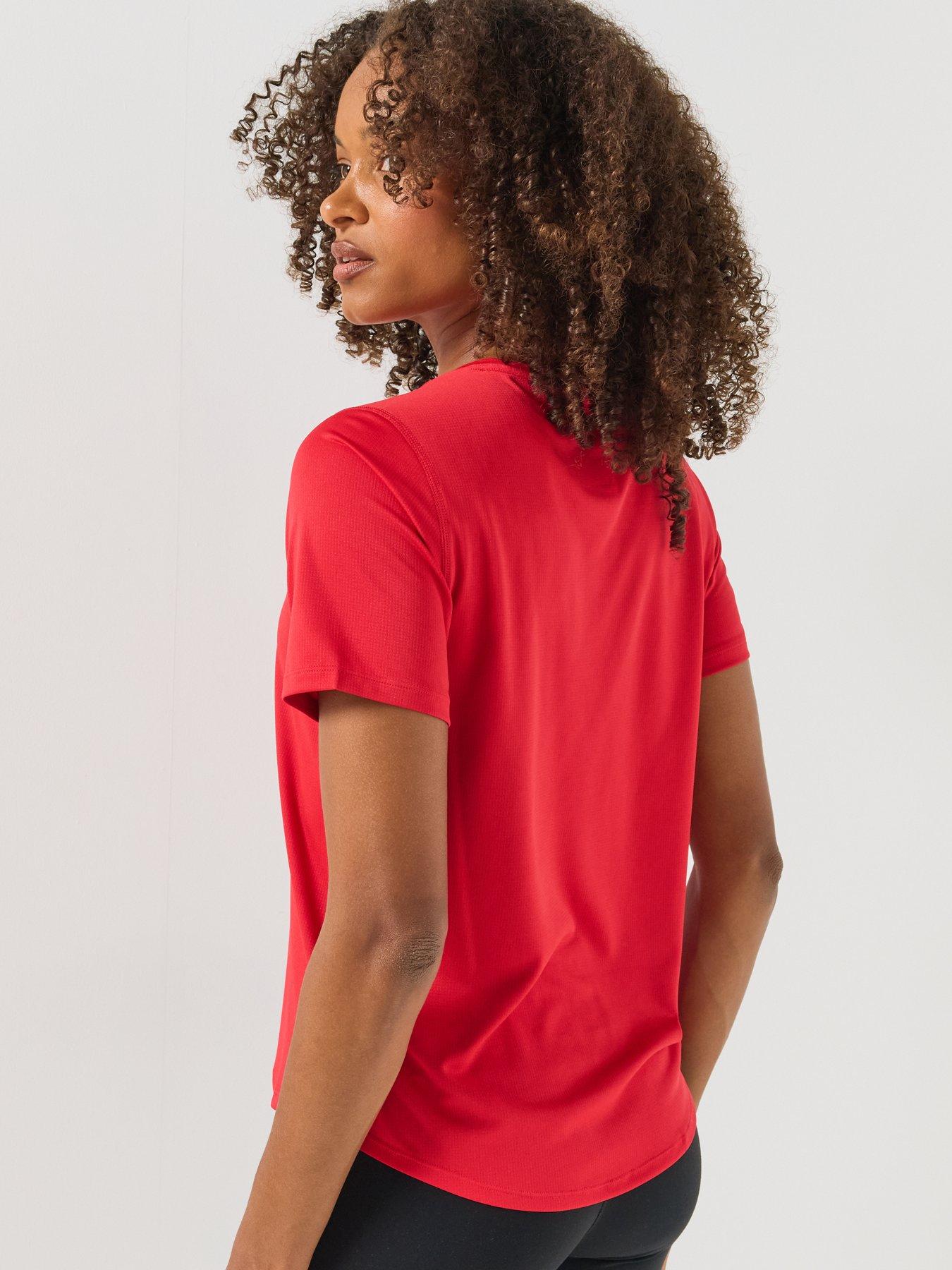 Image 2 of 6 of Asics Womens Running Core Short Sleeve Top - Red